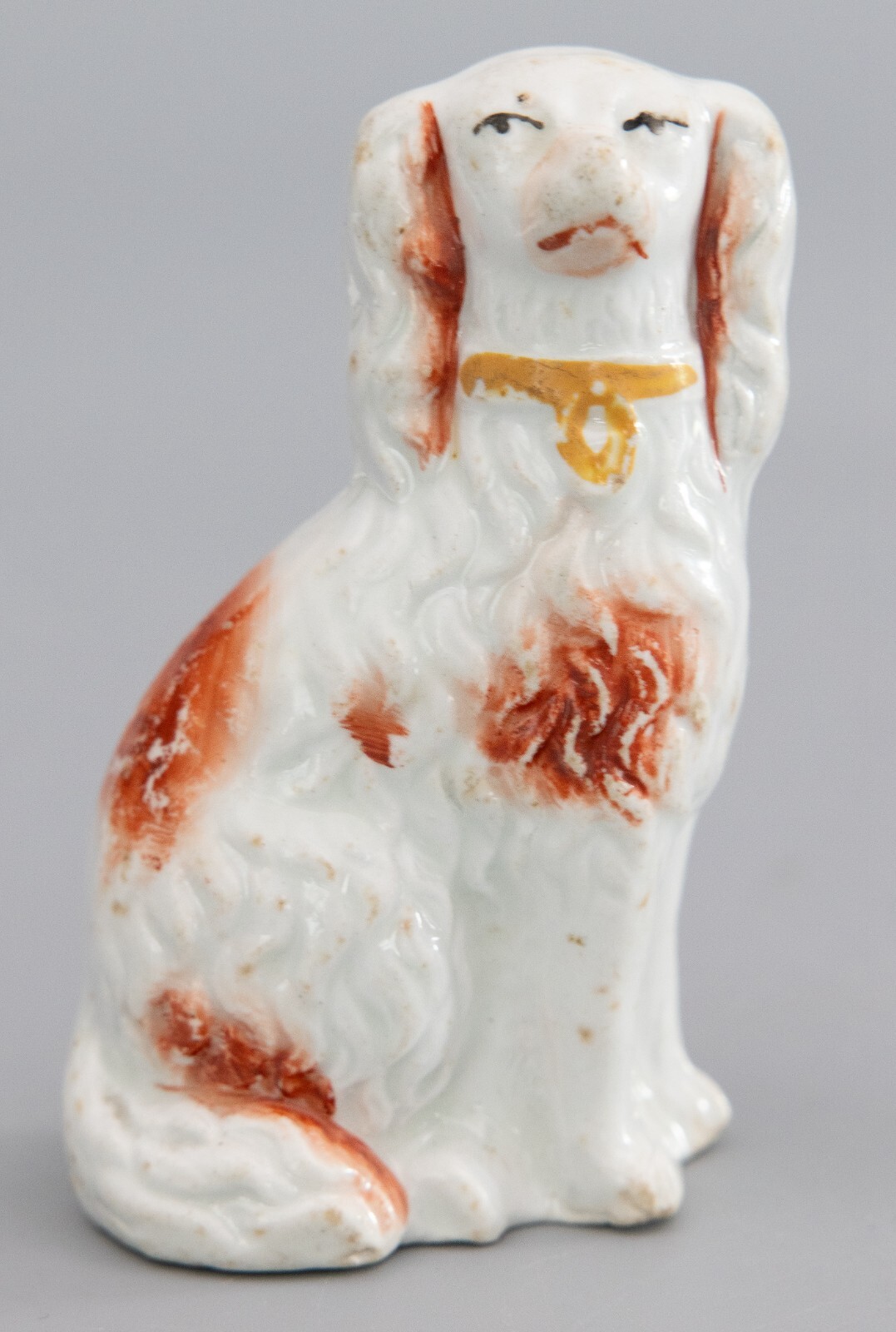 Antique 19th Century English Staffordshire Russet Spaniel Dog Antique 19th Century English Staffordshire Russet Spaniel Dog