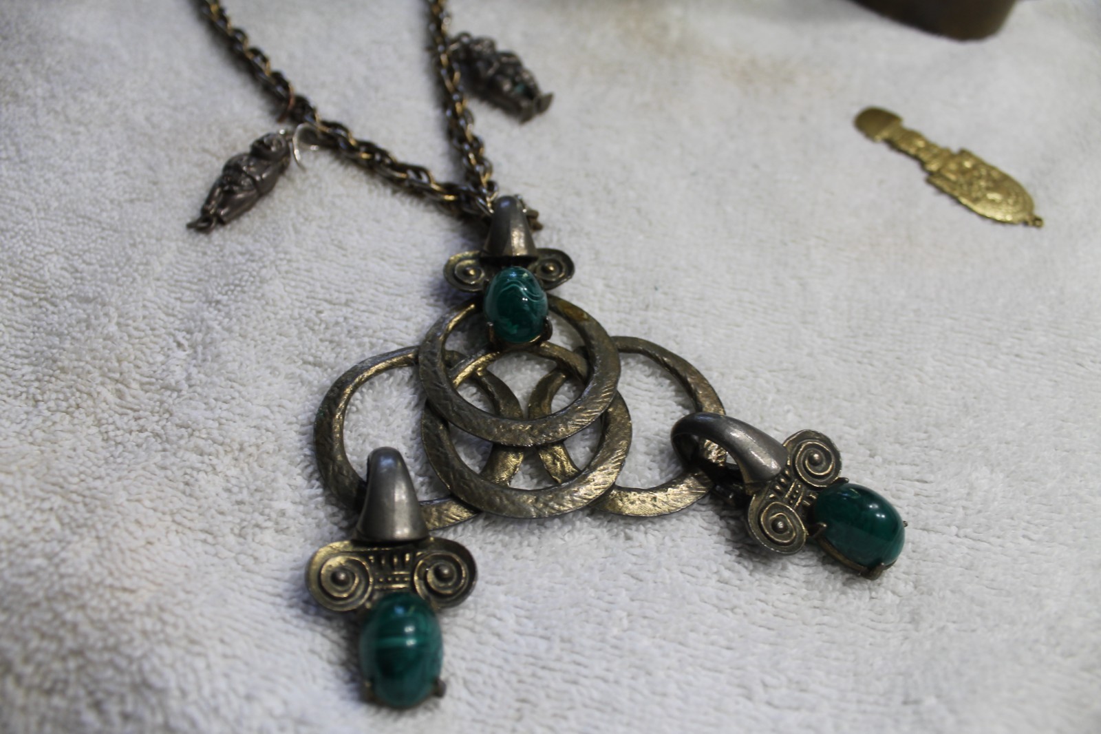 SOUTH AMERICAN FERTILITY GOD NECKLACE VINTAGE UNUSUAL SOUTH AMERICAN FERTILITY GOD NECKLACE VINTAGE UNUSUAL