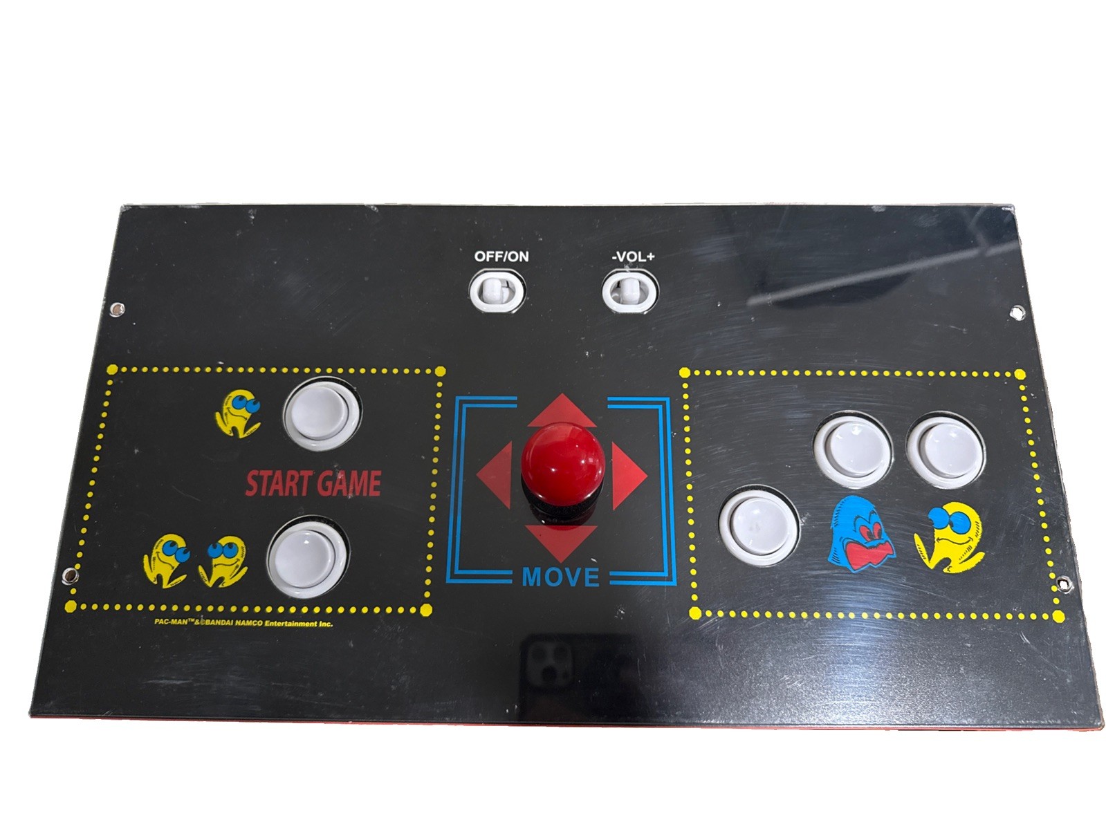 Arcade1Up Pac-Man Control Deck Panel Joystick Buttons Switches - NEW Arcade1Up Pac-Man Control Deck Panel Joystick Buttons Switches - NEW