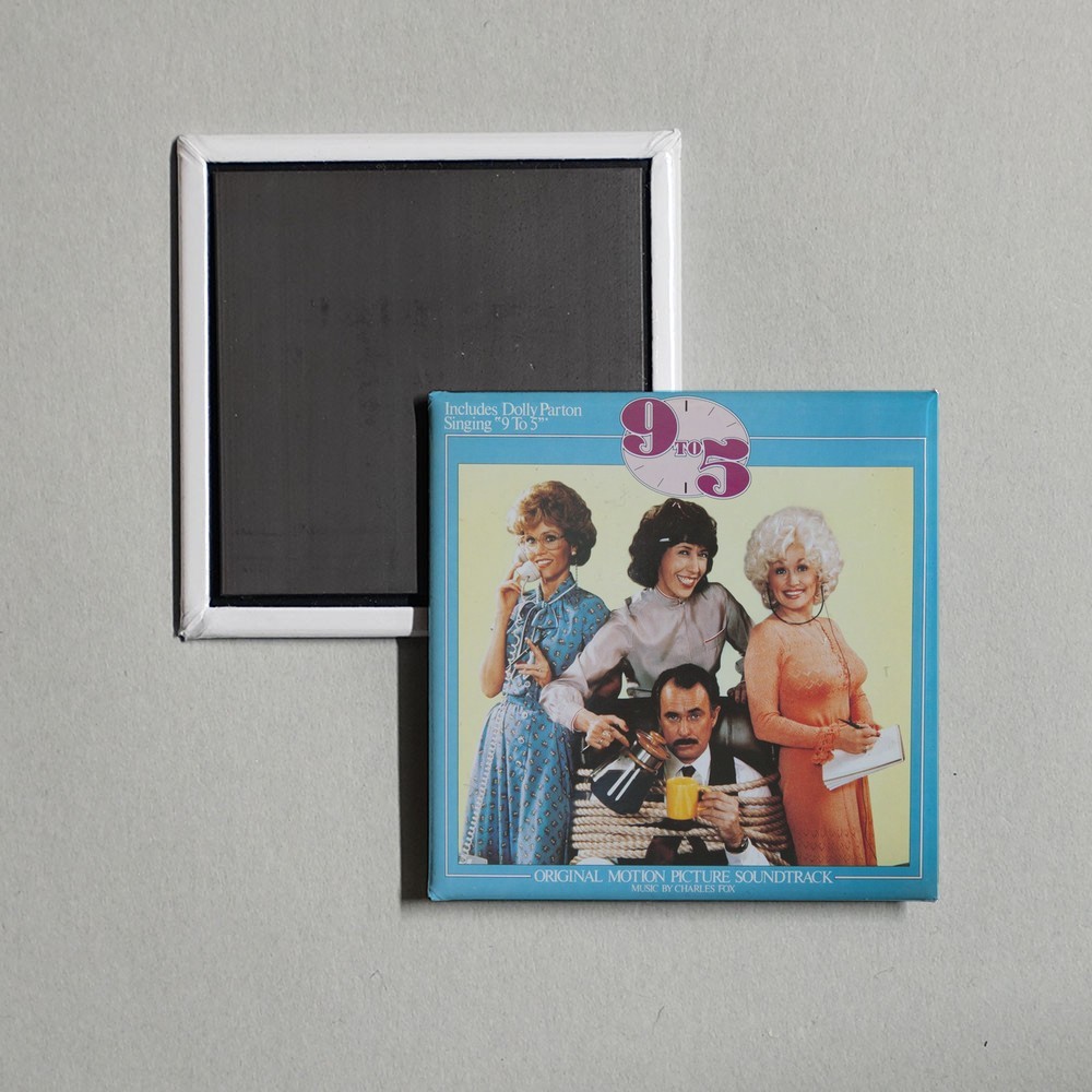 Dolly Parton - 9 to 5 Soundtrack Album Cover Locker Fridge Magnet Dolly Parton - 9 to 5 Soundtrack Album Cover Locker Fridge Magnet
