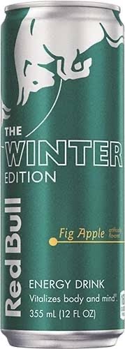 1 Can Red Bull Fig Apple Energy Drink 2023 Winter Edition 12 fl oz 1 Can Red Bull Fig Apple Energy Drink 2023 Winter Edition 12 fl oz