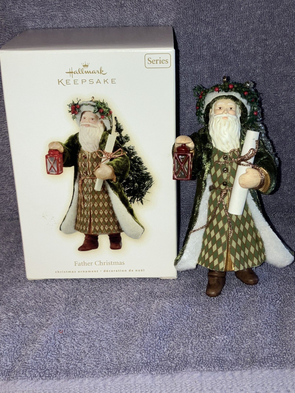 Hallmark Keepsake Father Christmas Series #6 Ornament 2009 NICE Hallmark Keepsake Father Christmas Series #6 Ornament 2009 NICE