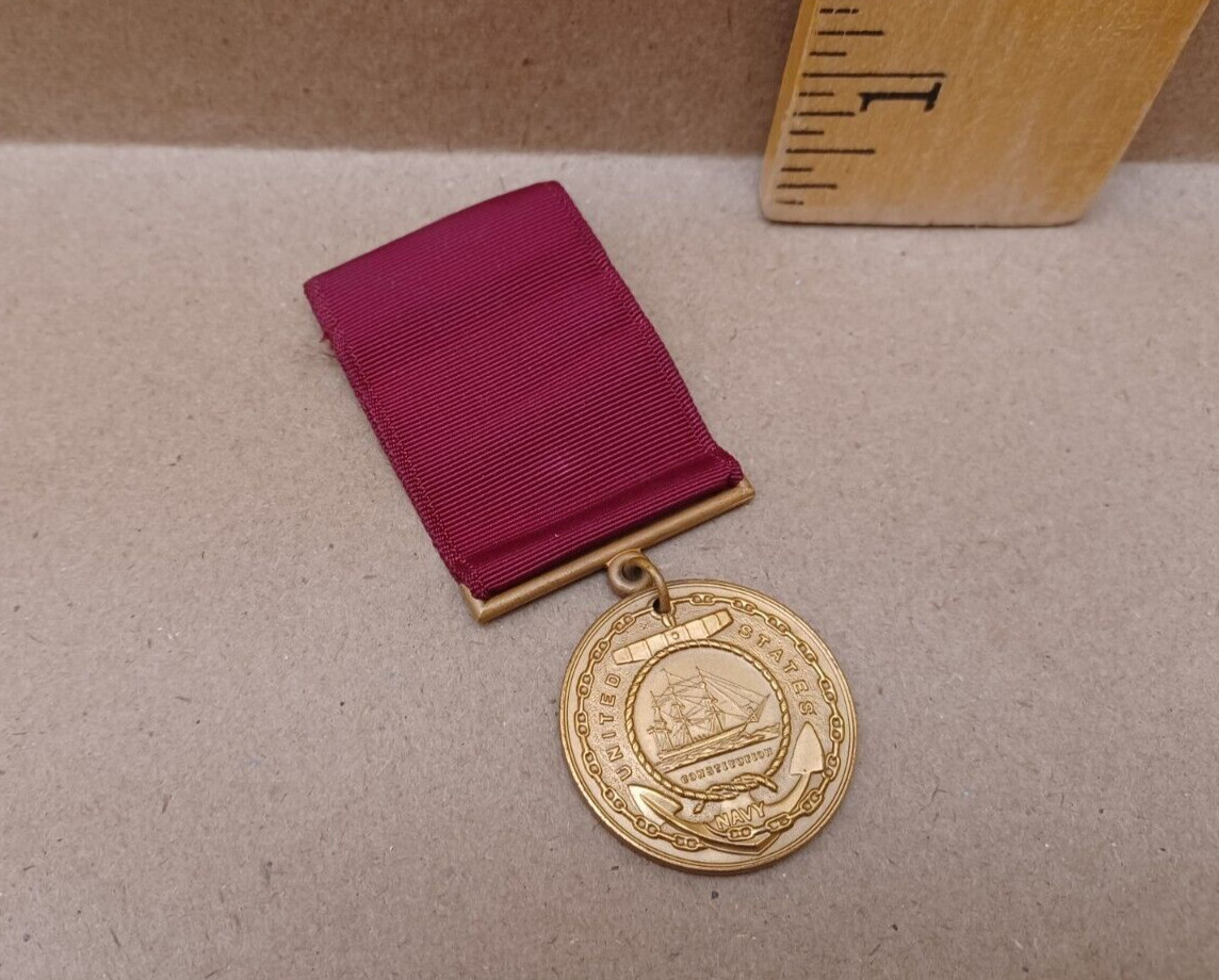 1944 United States Navy Constitution Medal, WWII - (Name Engraved) 1944 United States Navy Constitution Medal, WWII - (Name Engraved)