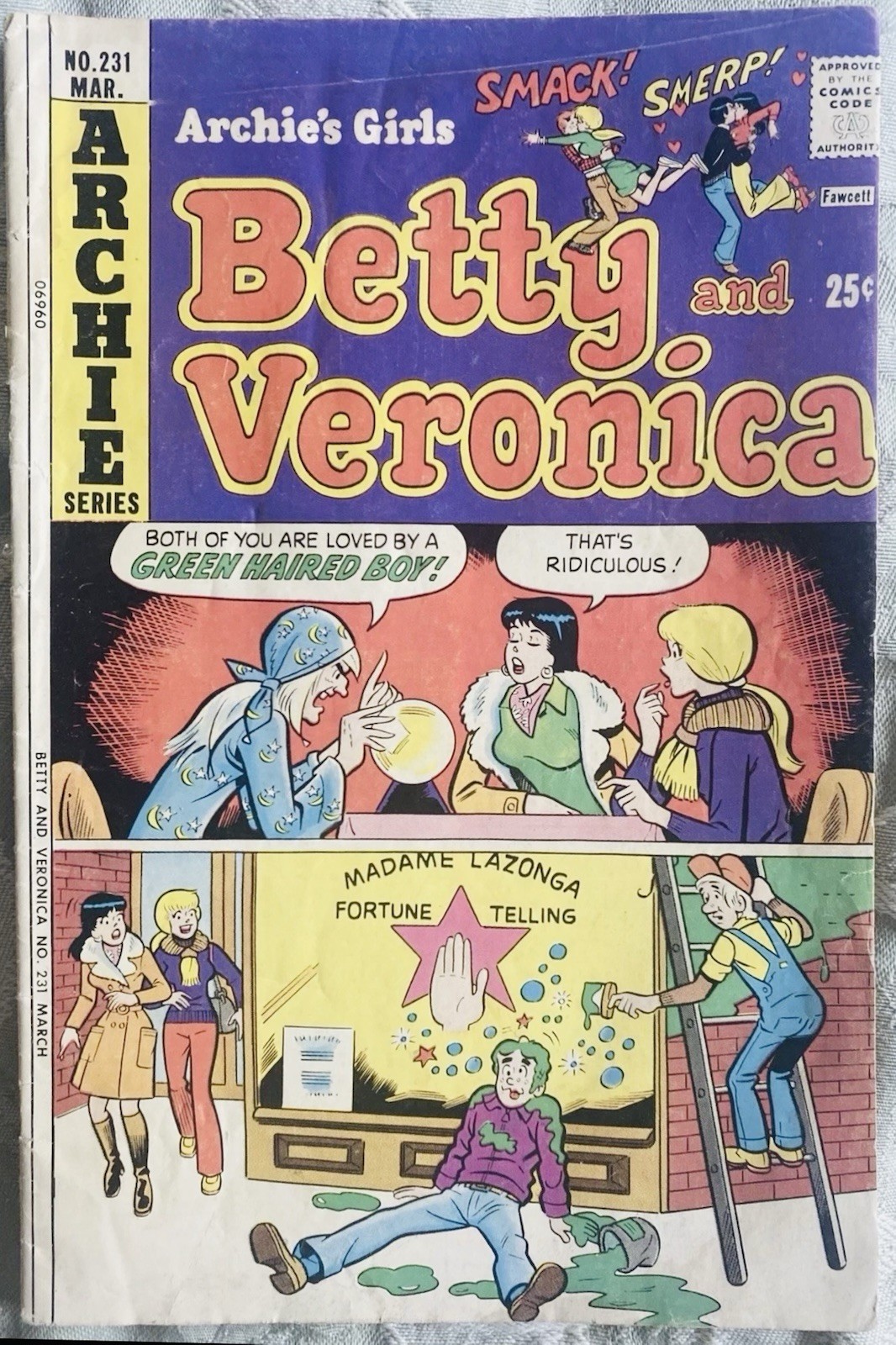 Archie’s Girls Betty and Veronica 231 March 1975 Comic Bronze Age Vintage Archie’s Girls Betty and Veronica 231 March 1975 Comic Bronze Age Vintage