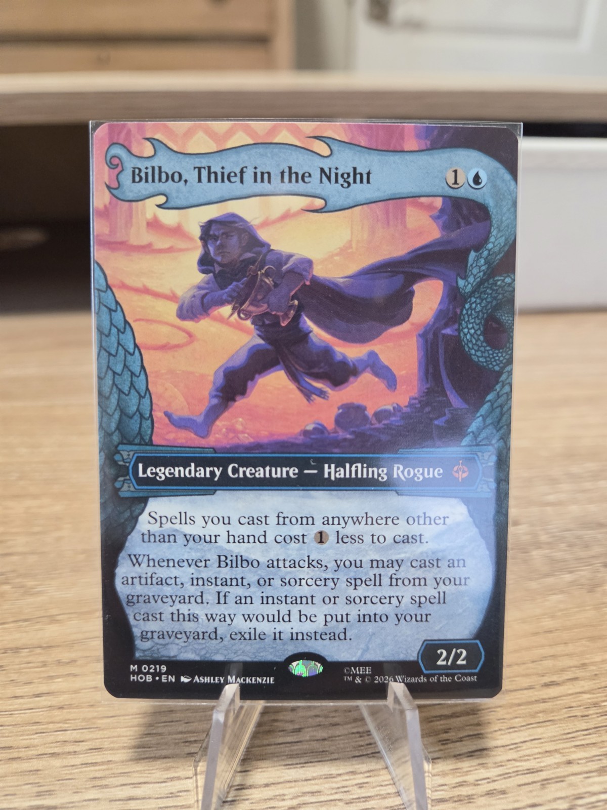 MTG Magic The Hobbit - Bilbo, Thief in the Night #219 Mythical NM MTG Magic The Hobbit - Bilbo, Thief in the Night #219 Mythical NM