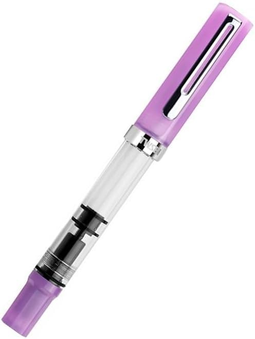 TWSBI Eco Glow Purple Fountain Pen, Piston Filling System, Fine Nib (F), TWC1102 TWSBI Eco Glow Purple Fountain Pen, Piston Filling System, Fine Nib (F), TWC1102