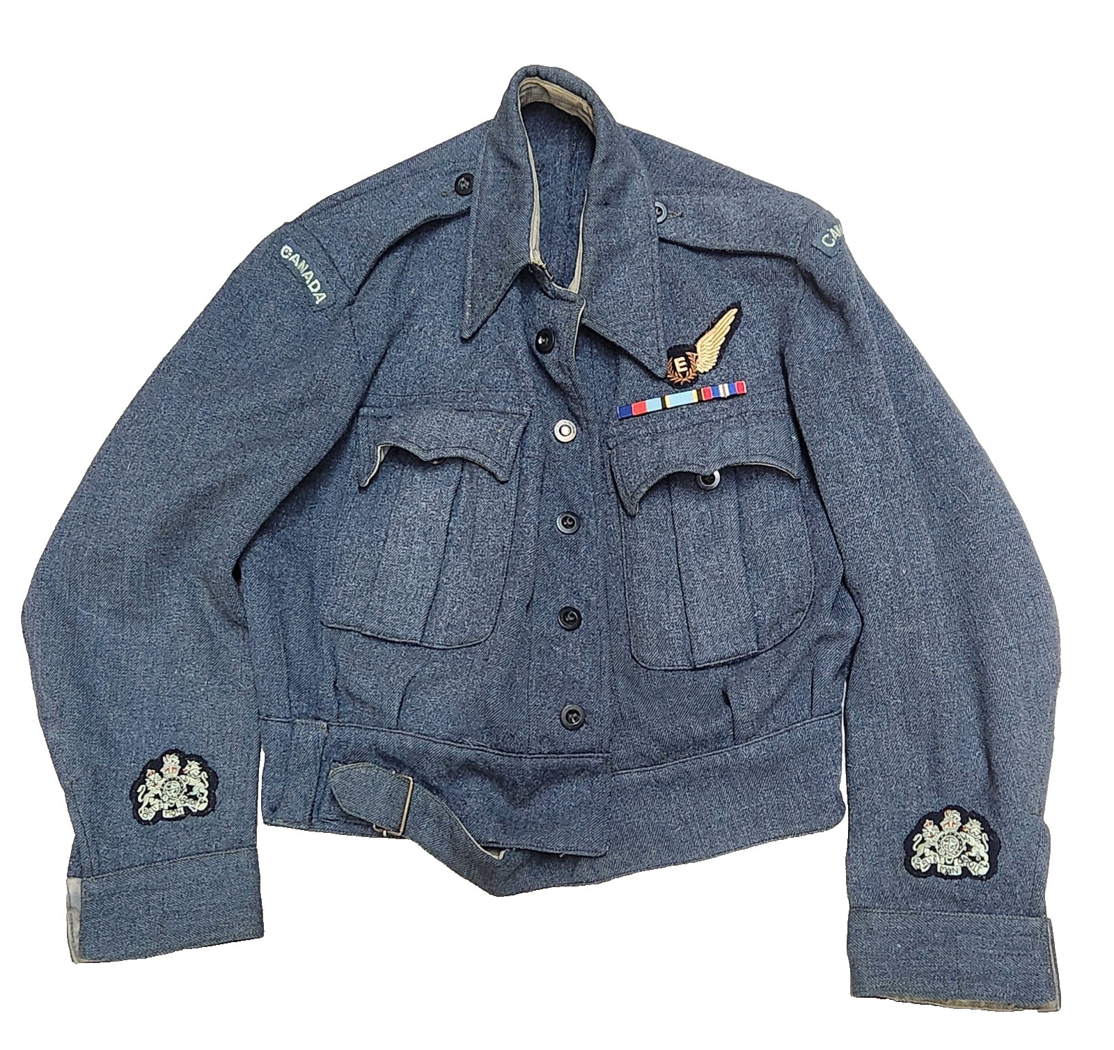 VINTAGE WWII AIR ENGINEER ORIGINAL 1944 DATED WAR SERVICE DRESS BLOUSE JACKET VINTAGE WWII AIR ENGINEER ORIGINAL 1944 DATED WAR SERVICE DRESS BLOUSE JACKET