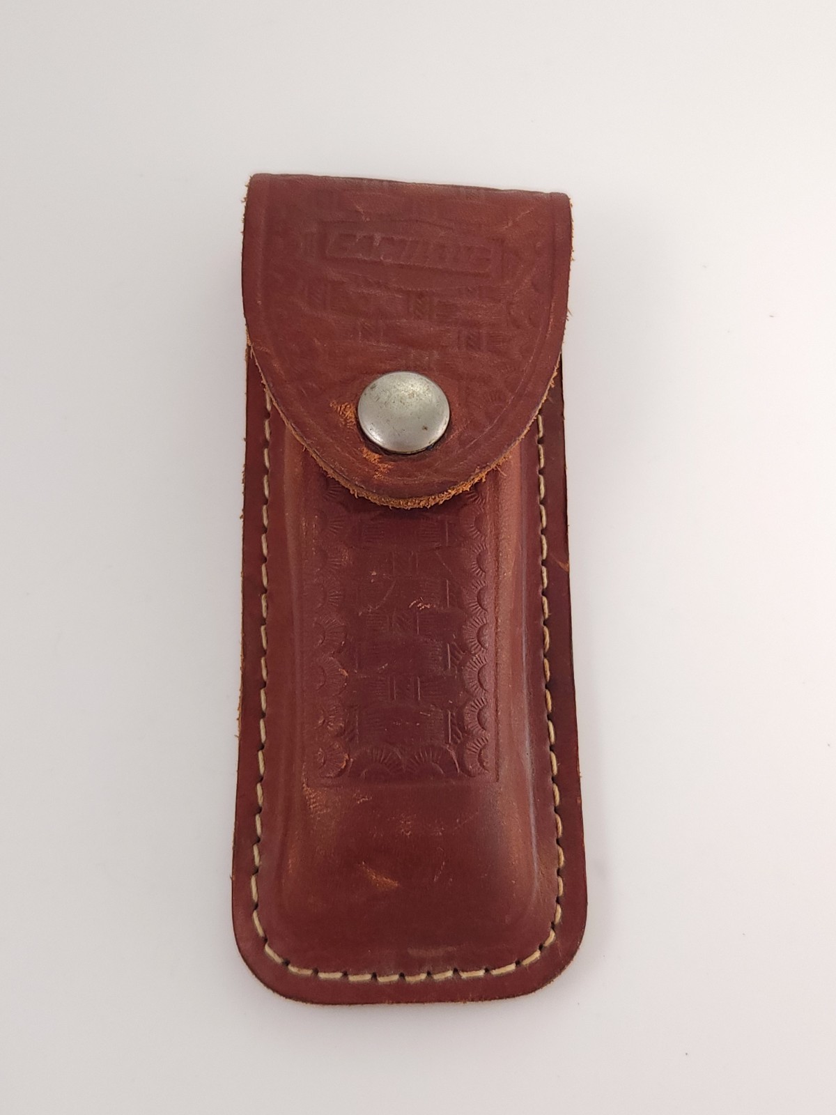 Vintage Camillus No 11 Leather Knife Sheath American Wildlife Series Pouch USA Vintage Camillus No 11 Leather Knife Sheath American Wildlife Series Pouch USA
