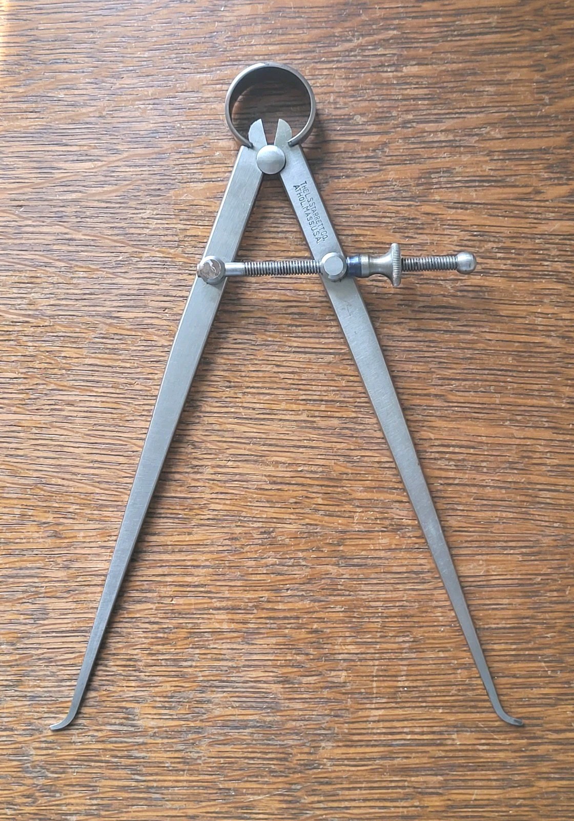 Vintage L. S. Starrett 9 1/4" Flat-Leg Inside Caliper NOS USA Vintage L. S. Starrett 9 1/4" Flat-Leg Inside Caliper NOS USA