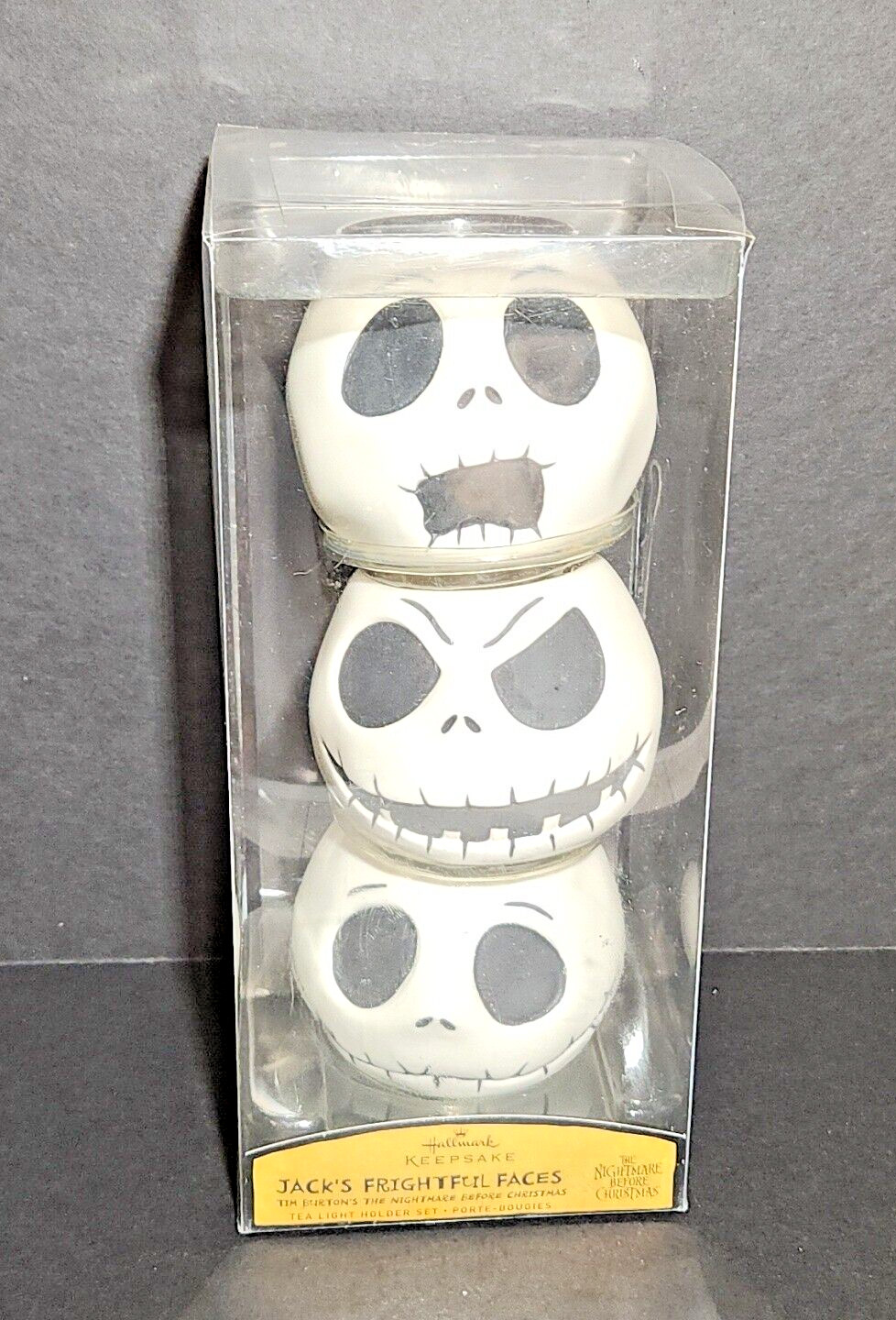 The Nightmare Before Christmas 2008 Hallmark Jack's Frightful Faces Ceramic