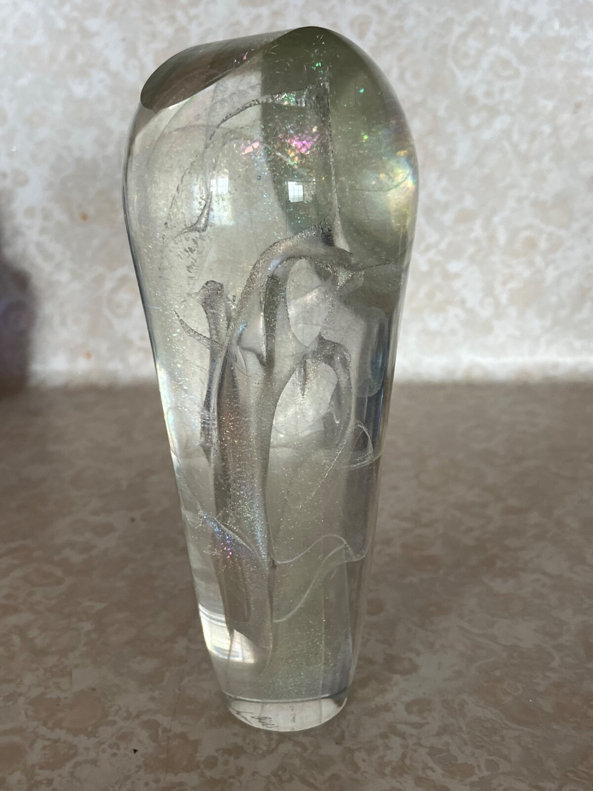 RARE R.W. Stephan Original Art Glass Paperweight 1987 Made North Carolina (70ME)