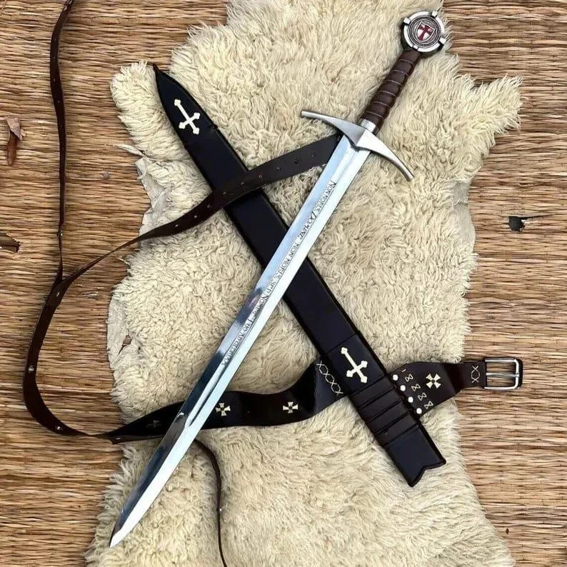 Accolade Sword of the Knights Templar Replica Medieval Crusader Sword Accolade Sword of the Knights Templar Replica Medieval Crusader Sword