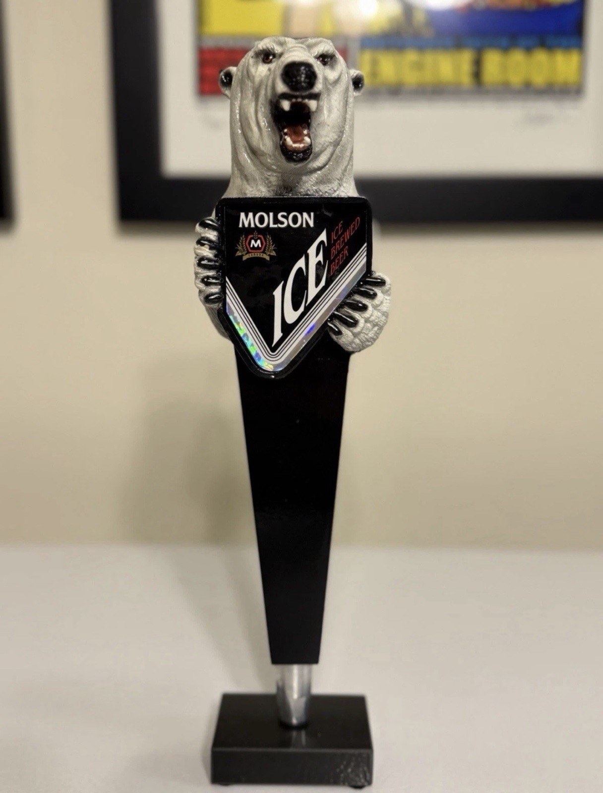 Molson Ice Polar Bear Tap Handle - VHTF Molson Ice Polar Bear Tap Handle - VHTF