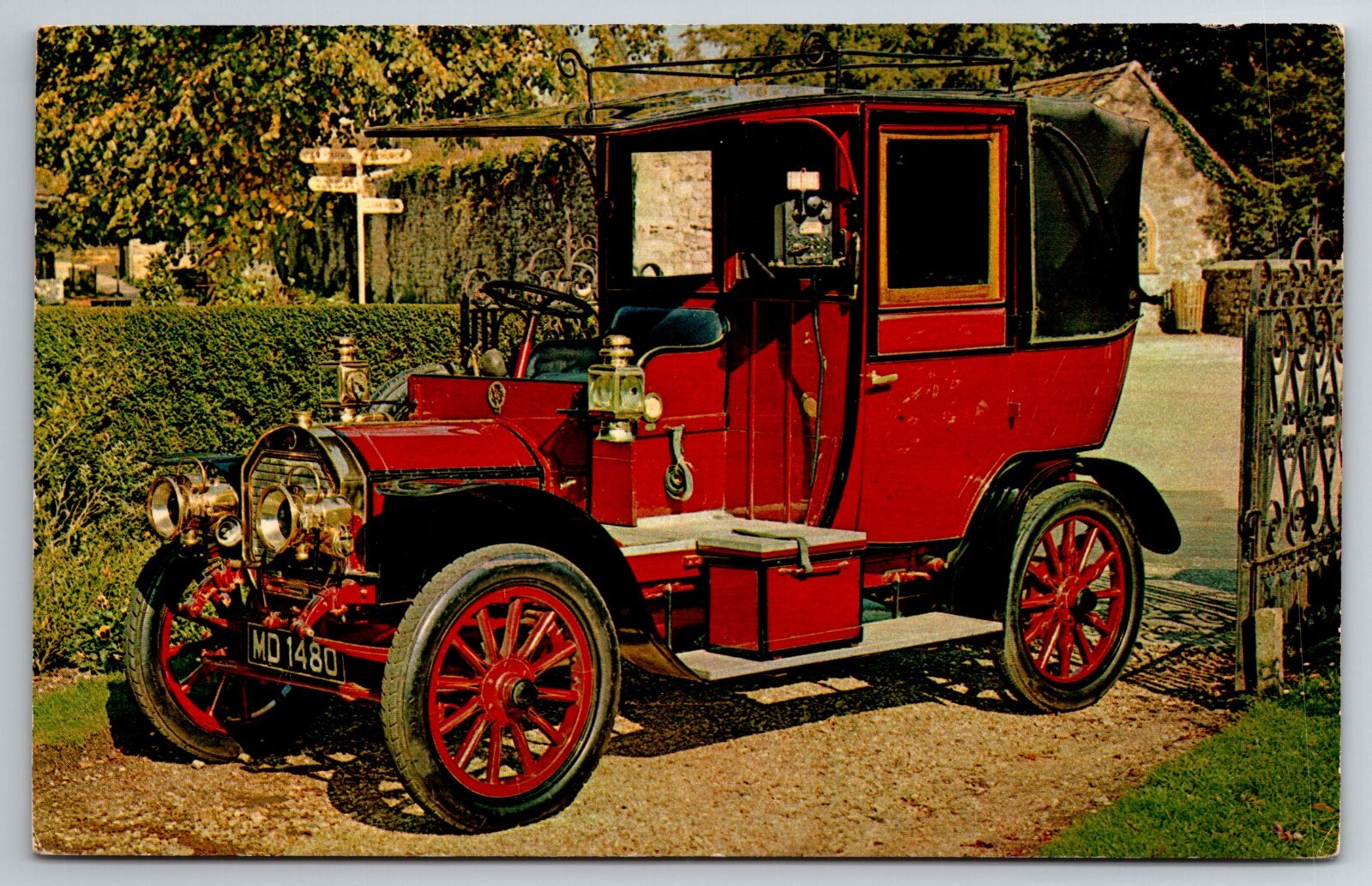 Vintage Postcard Car 1908 UNIC Taxicab Chrome ~11605 Vintage Postcard Car 1908 UNIC Taxicab Chrome ~11605