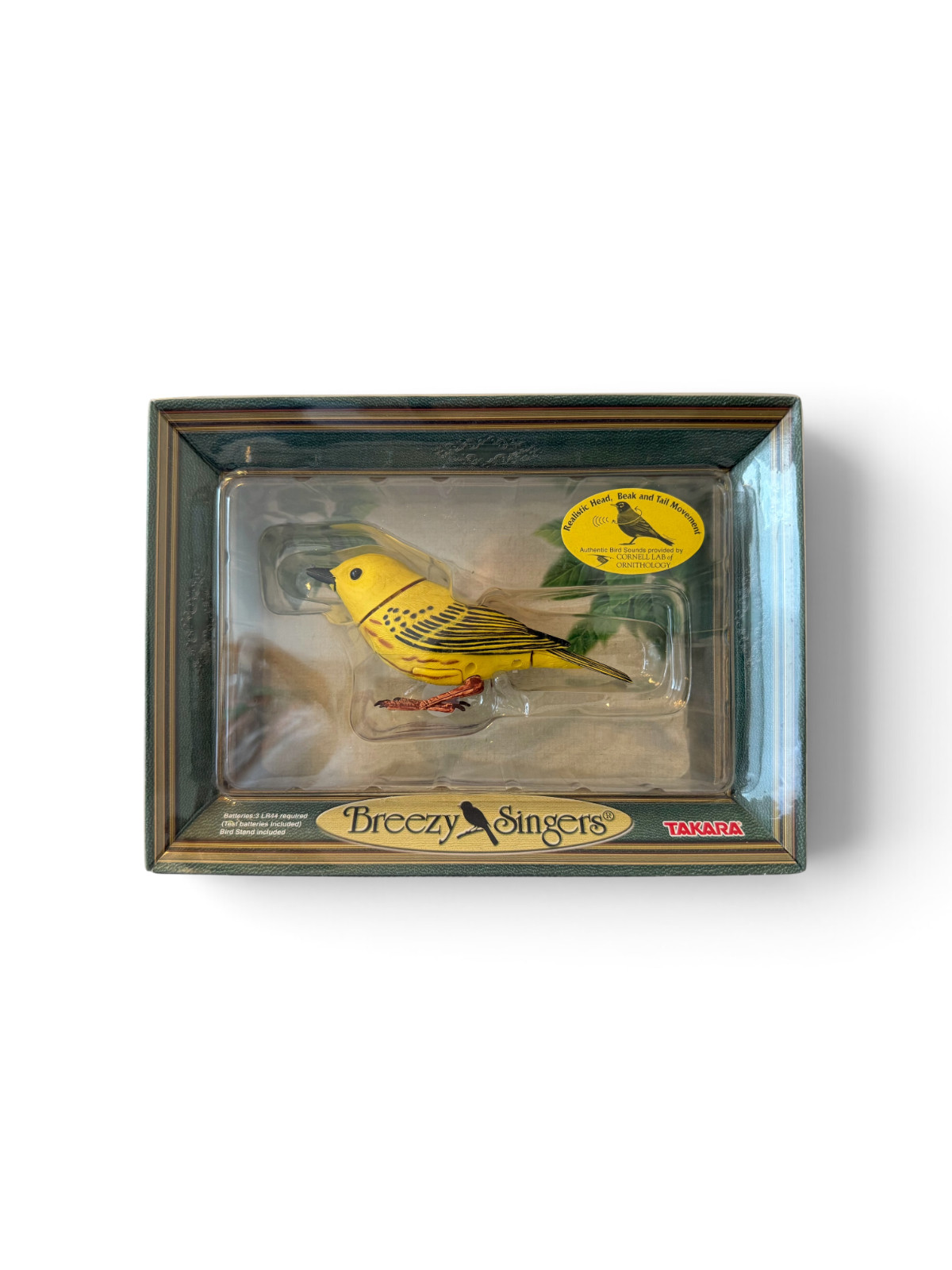 Takara Breezy Singers Yellow Warbler Motion Activated Singing Bird 2003 Vintage Takara Breezy Singers Yellow Warbler Motion Activated Singing Bird 2003 Vintage
