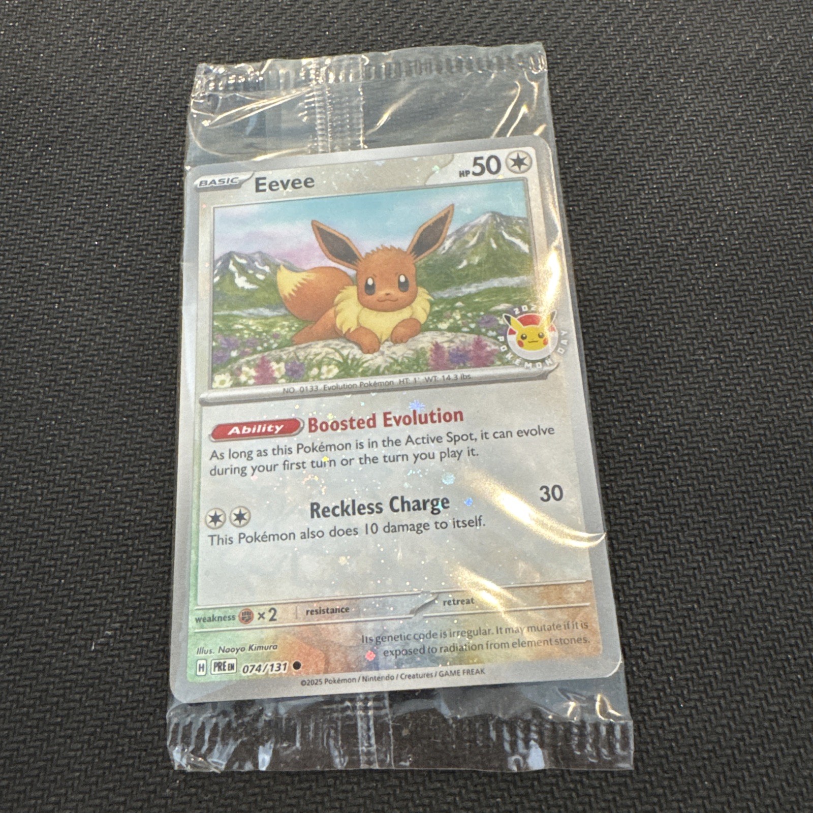 Pokémon TCG Eevee Pokemon Day Promo 074/131 Prismatic Evolutions *SEALED* NM Pokémon TCG Eevee Pokemon Day Promo 074/131 Prismatic Evolutions *SEALED* NM