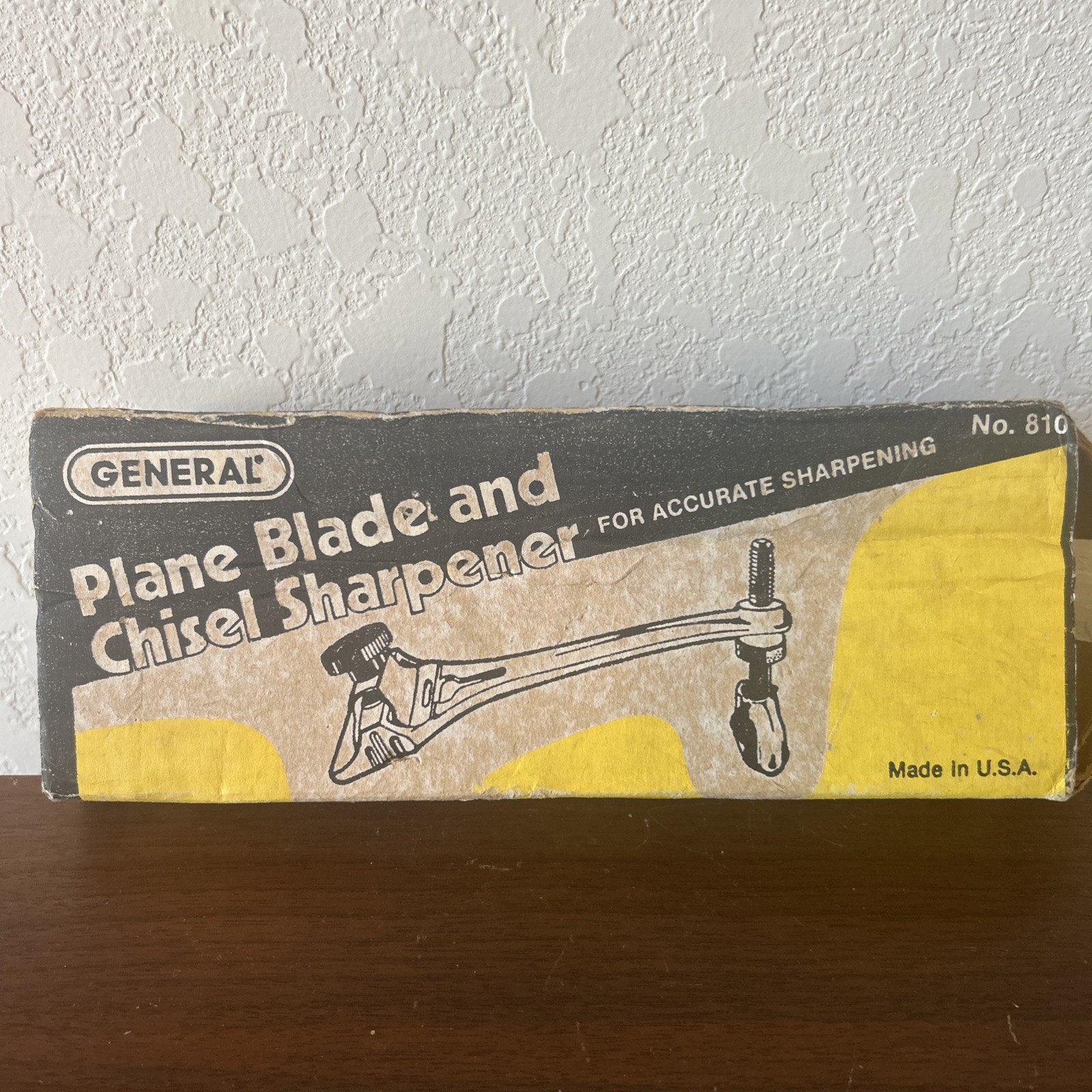 Vintage General No. 810 Plane Blade Chisel Sharpener NOS USA Original Box