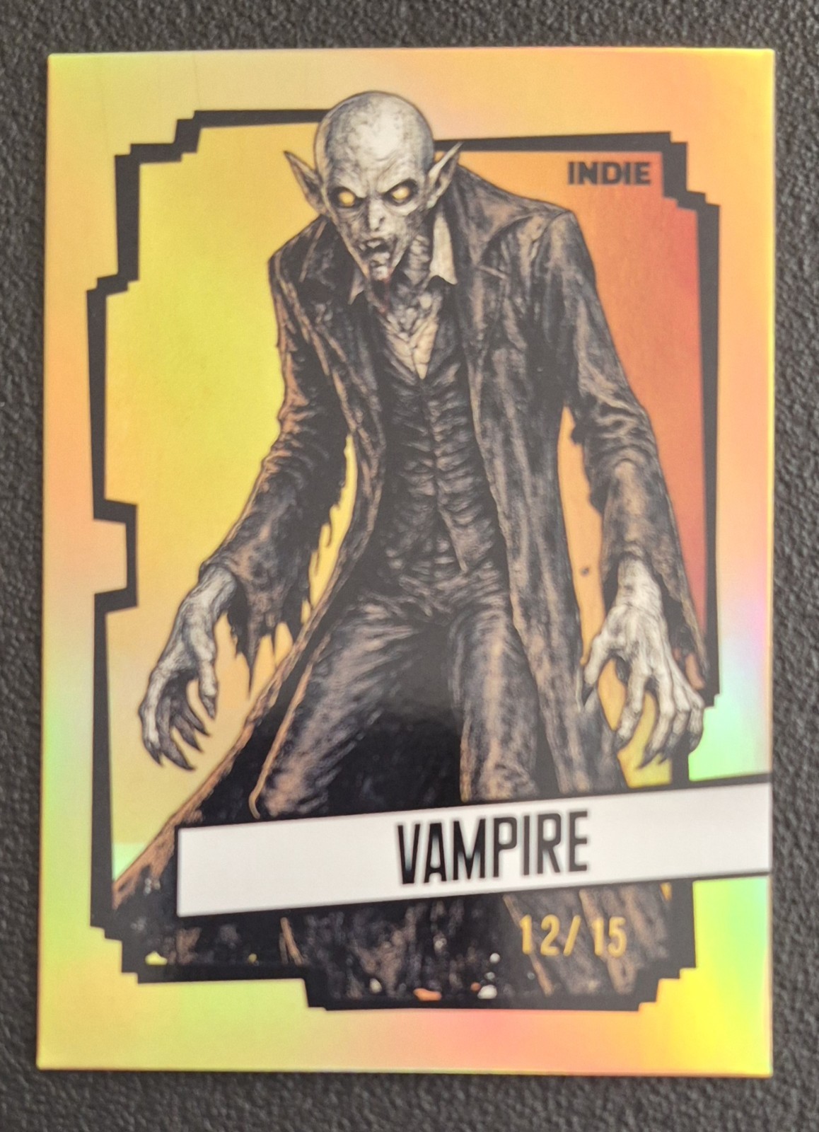 2026 indie VAMPIRE dracula CRYPTID ANTHOLOGY gold card MTP10 cryptozoology 12/15