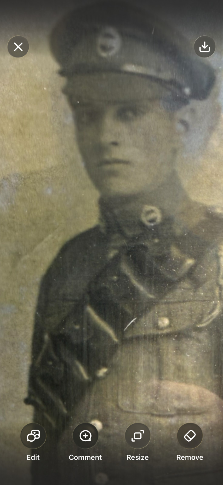 Title: Antique British Military Portrait Photo Possible Scout S Sleeve Badge Fra Title: Antique British Military Portrait Photo Possible Scout S Sleeve Badge Fra