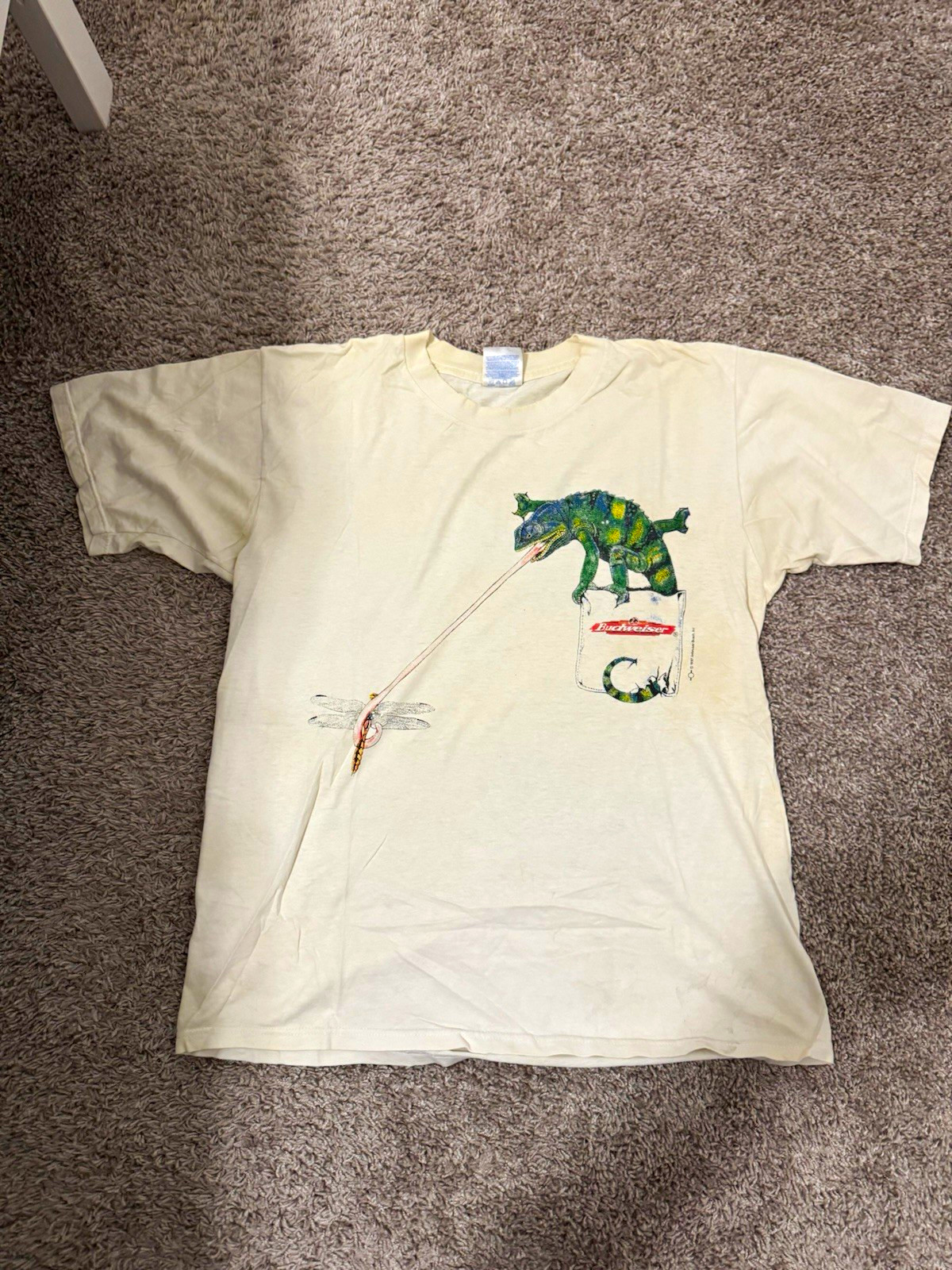 Vintage 1997 Budweiser promo tee.