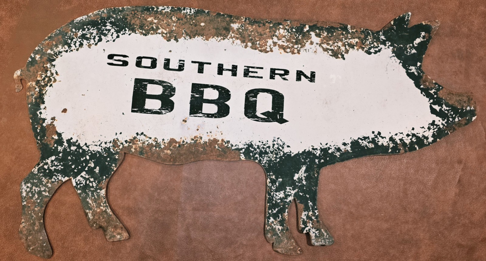 Vintage Southern BBQ metal sign Vintage Southern BBQ metal sign
