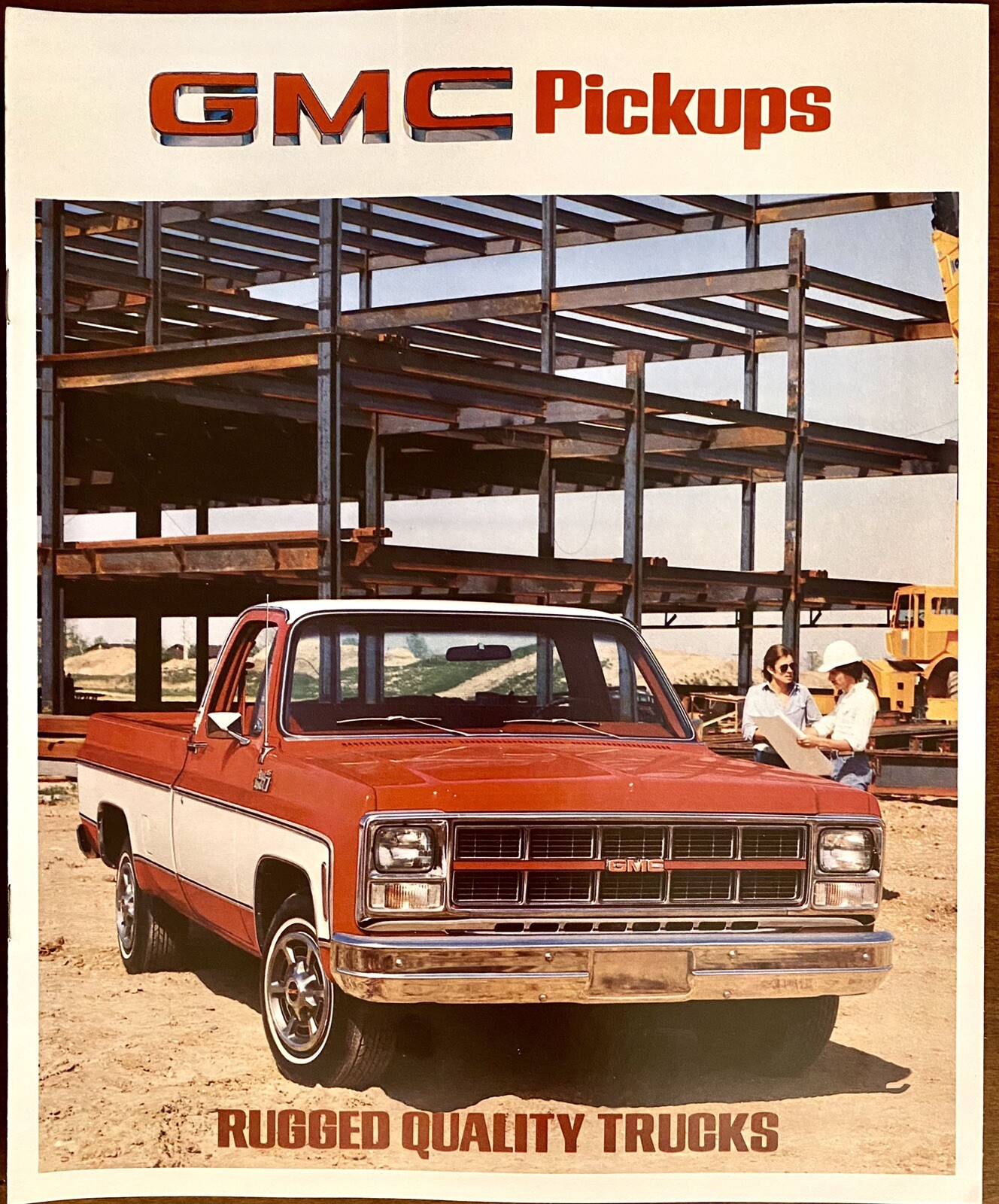 1980 GMC Pickups Rugged Quality Trucks Vintage Dealer Sales Brochure, Brand New 1980 GMC Pickups Rugged Quality Trucks Vintage Dealer Sales Brochure, Brand New