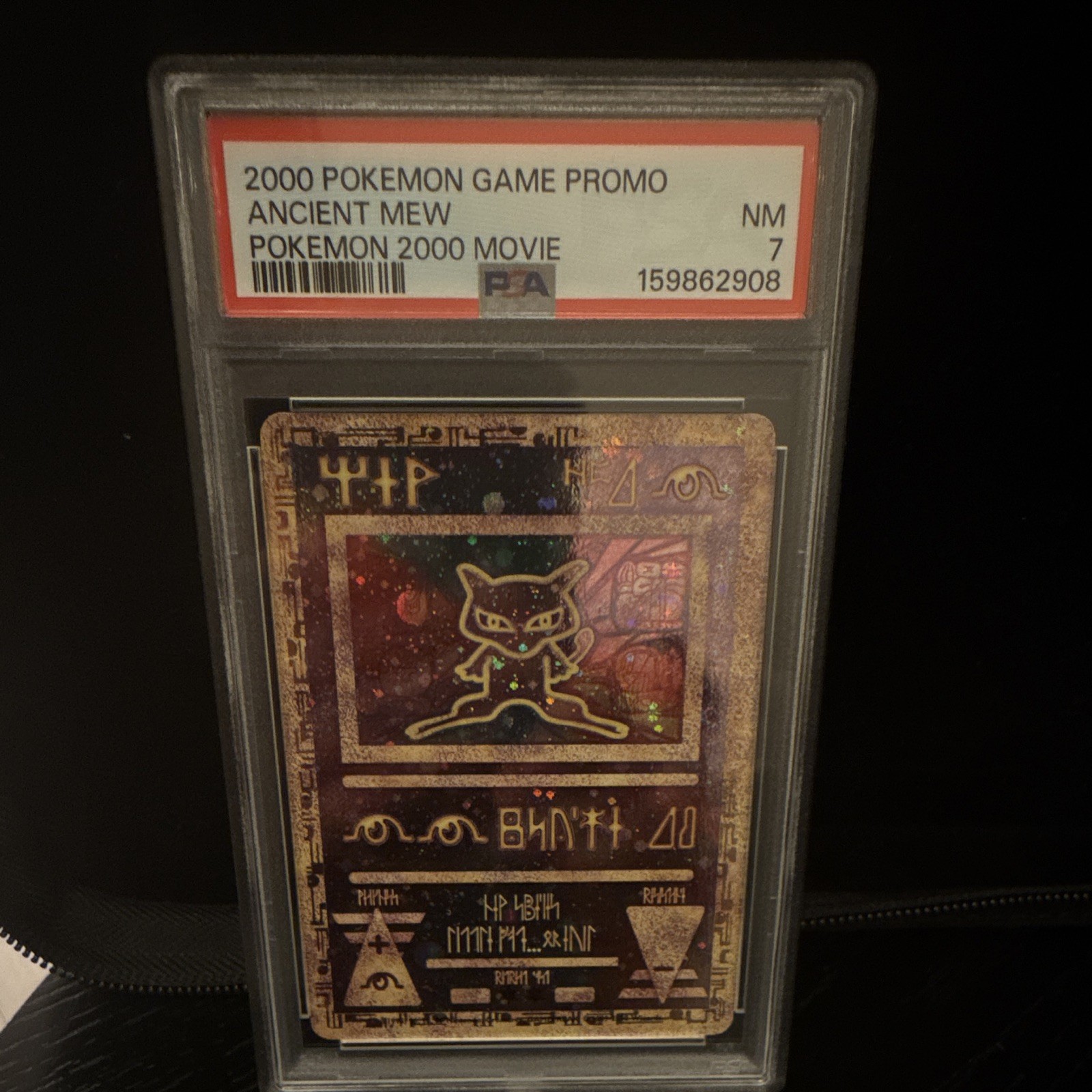 Pokémon 2000 Movie Ancient Mew Promo PSA 7 English Card Cert #159862908 Pokémon 2000 Movie Ancient Mew Promo PSA 7 English Card Cert #159862908