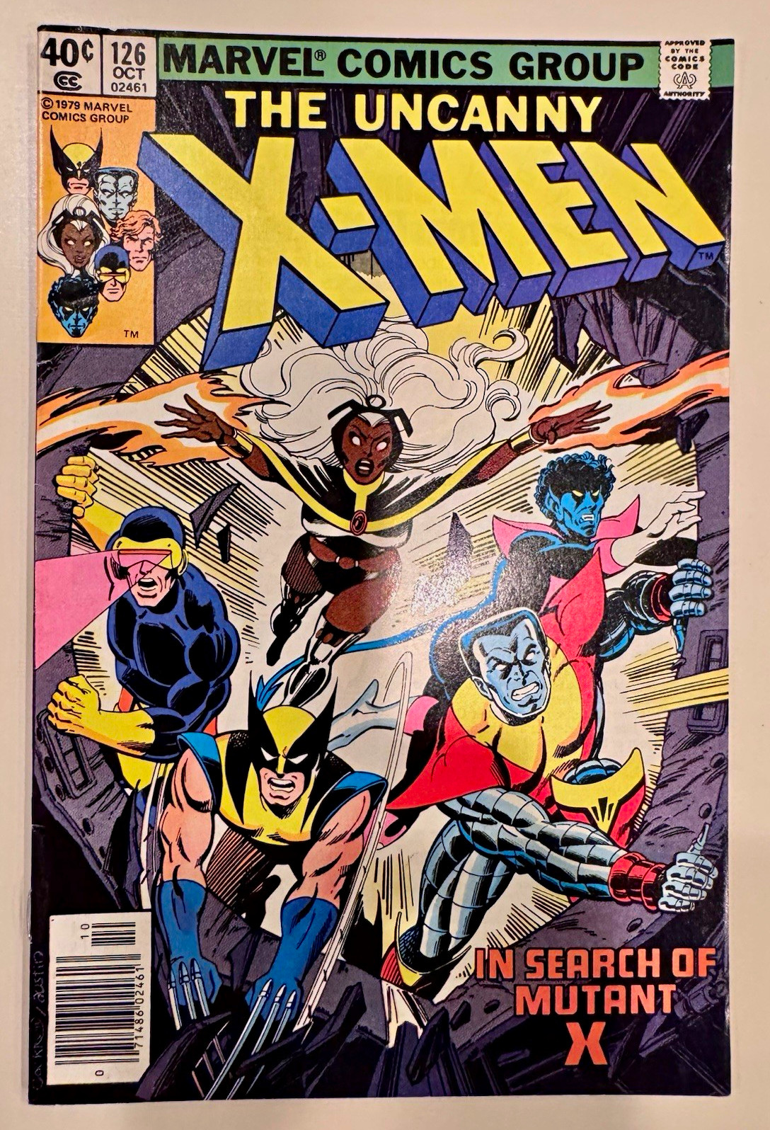 Uncanny X-Men #126, 127 & 128 (Marvel, 1979): Proteus Saga Lot, Claremont/Byrne Uncanny X-Men #126, 127 & 128 (Marvel, 1979): Proteus Saga Lot, Claremont/Byrne
