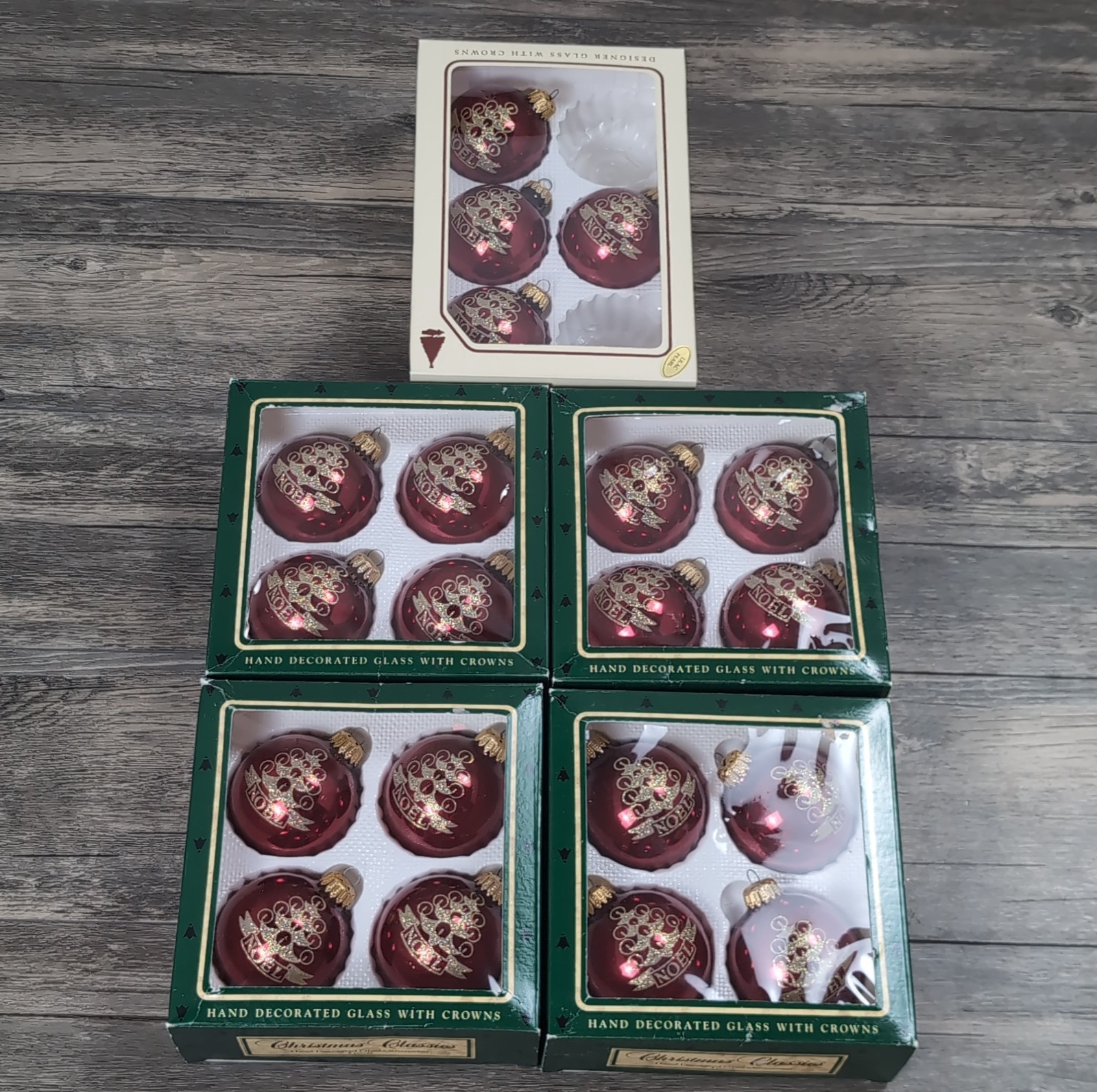 VTG NOEL Glass Christmas Ornaments By Krebs Lot West Germany 20 Piece Blub Lot VTG NOEL Glass Christmas Ornaments By Krebs Lot West Germany 20 Piece Blub Lot