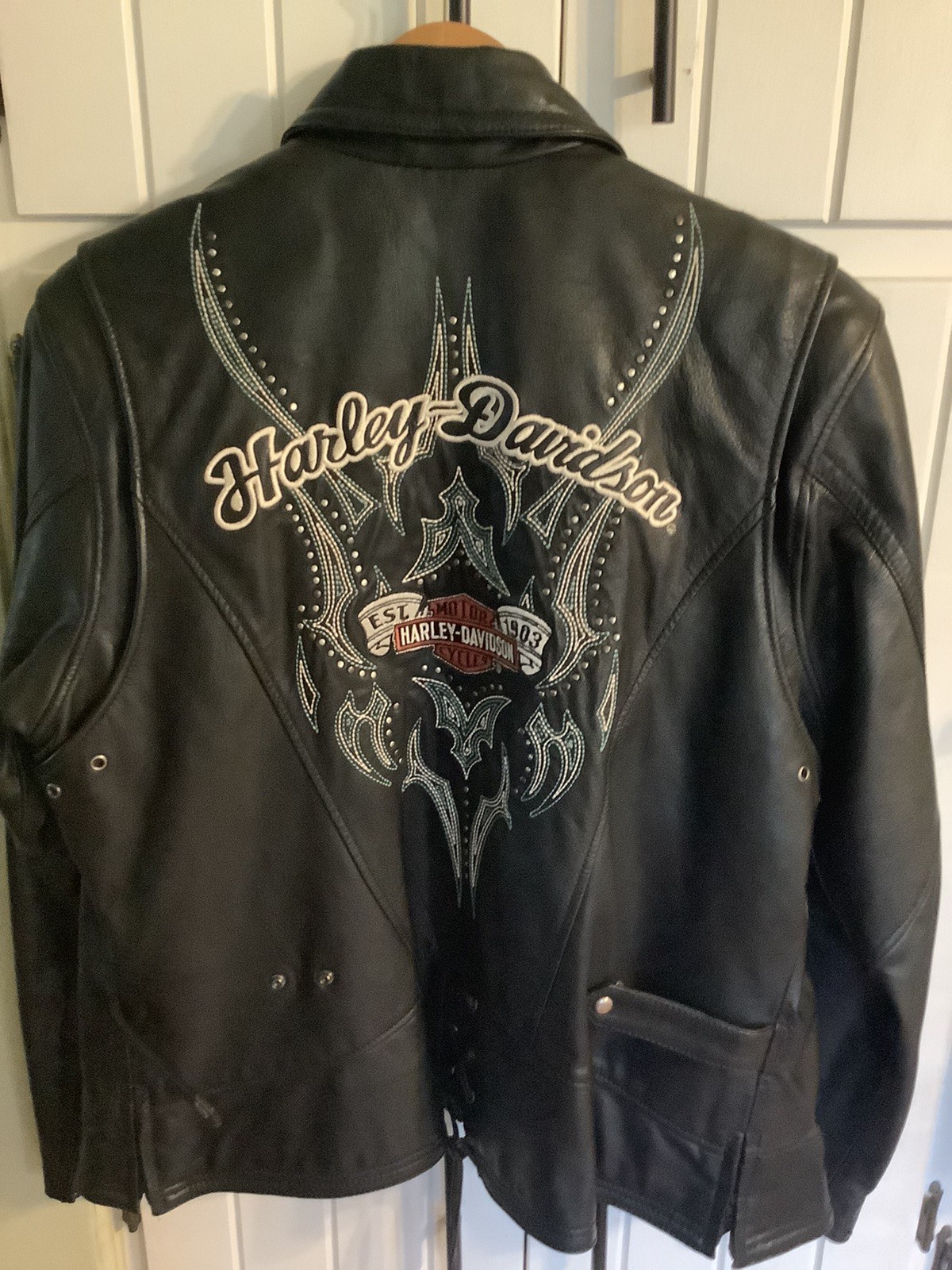 Harley Davidson Womens Leather Jacket With Liner Size 1W New Harley Davidson Womens Leather Jacket With Liner Size 1W New
