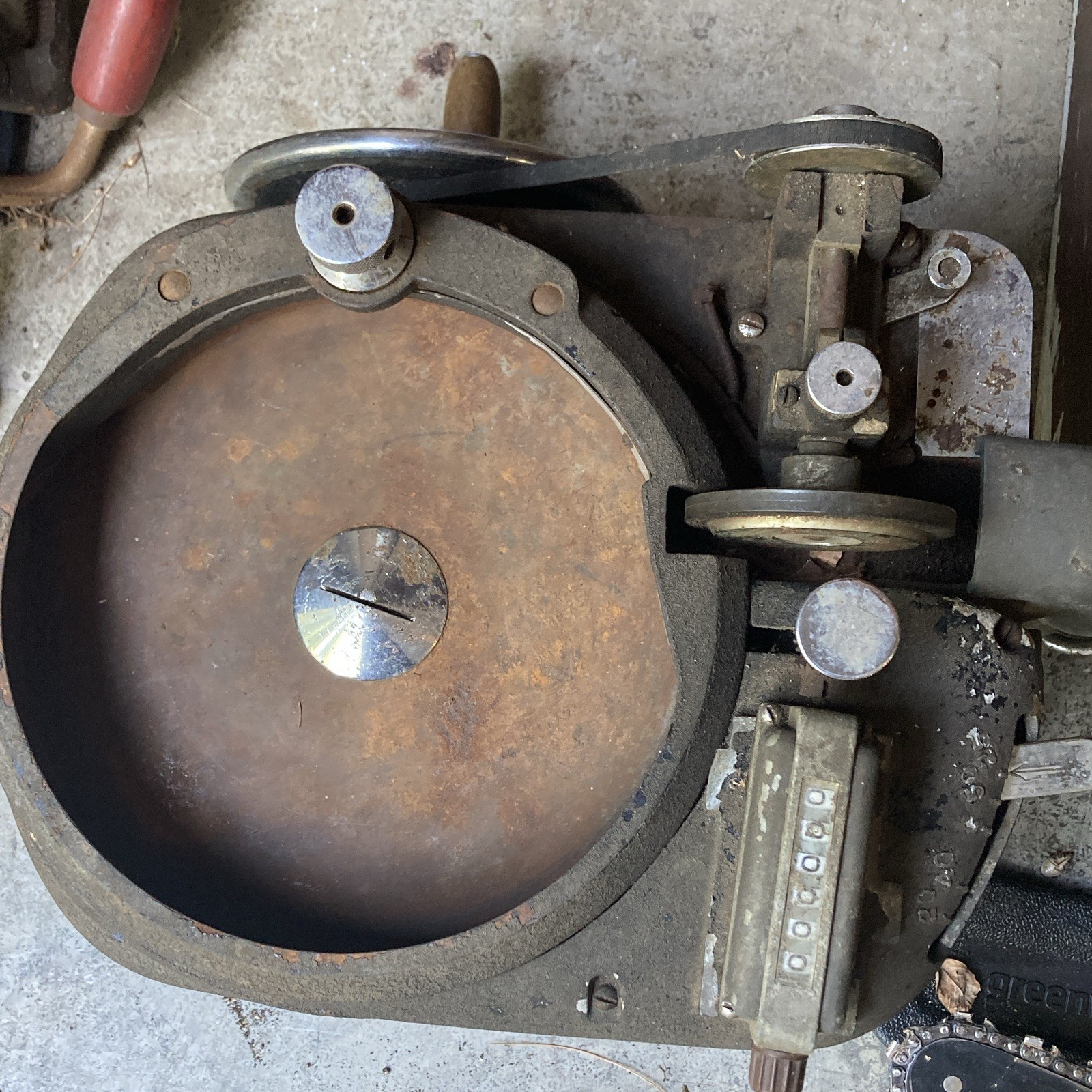 Vintage Lapidary Flat Lap Grinder Polisher Machine w/ Rotating Lap Plate Vintage Lapidary Flat Lap Grinder Polisher Machine w/ Rotating Lap Plate
