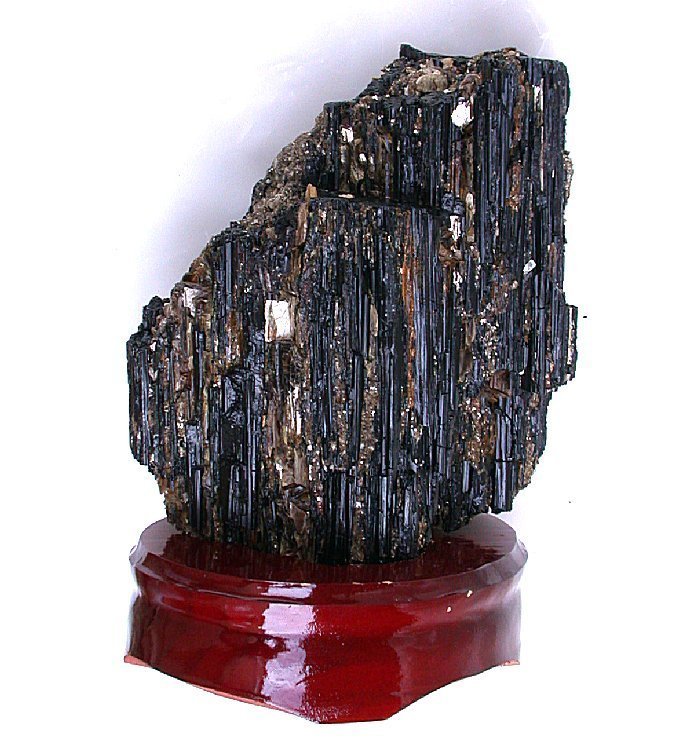 MUSEUM QUALITY 13 Pound 11.4 Ounce Black Tourmaline Crystal Gem Specimen BTWS3 MUSEUM QUALITY 13 Pound 11.4 Ounce Black Tourmaline Crystal Gem Specimen BTWS3