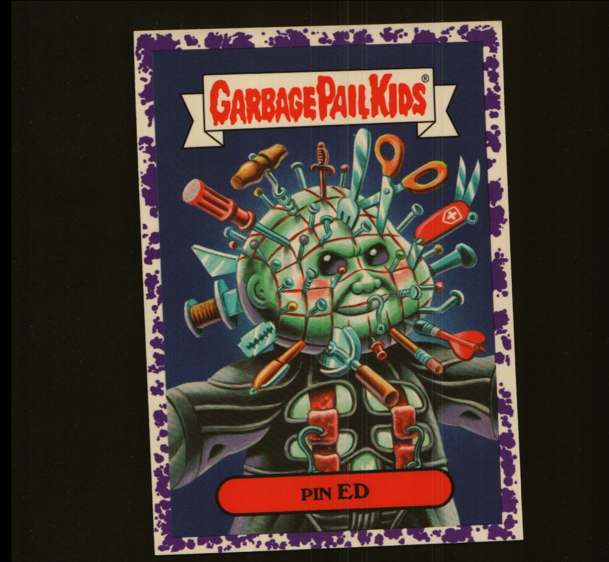 Garbage Pail Kids GPK 2018 Oh the Horror-bile Purple Border You Pick Garbage Pail Kids GPK 2018 Oh the Horror-bile Purple Border You Pick