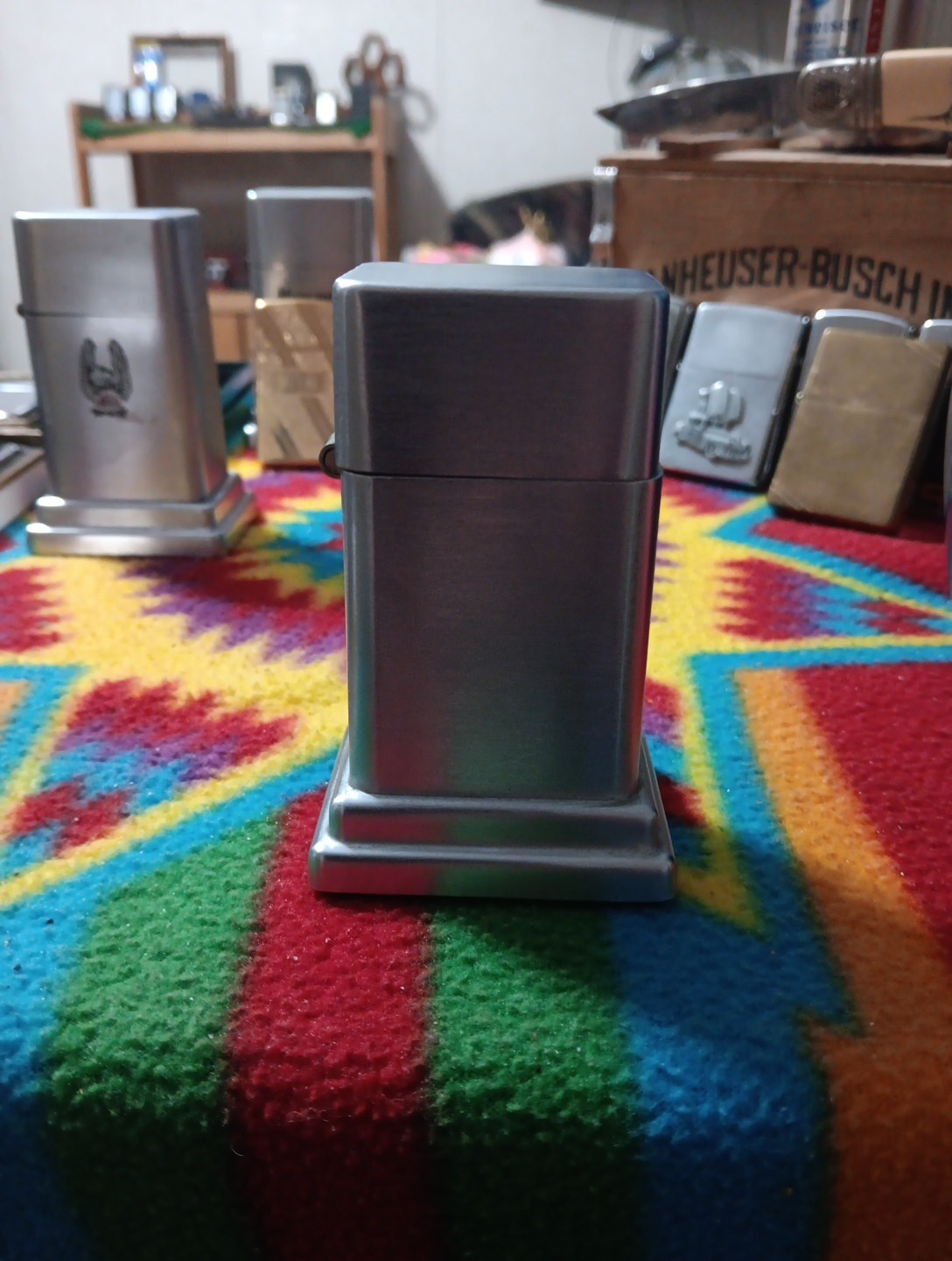 Vintage Zippo Barcroft  Lighter  NICE **Appears Unstruck **