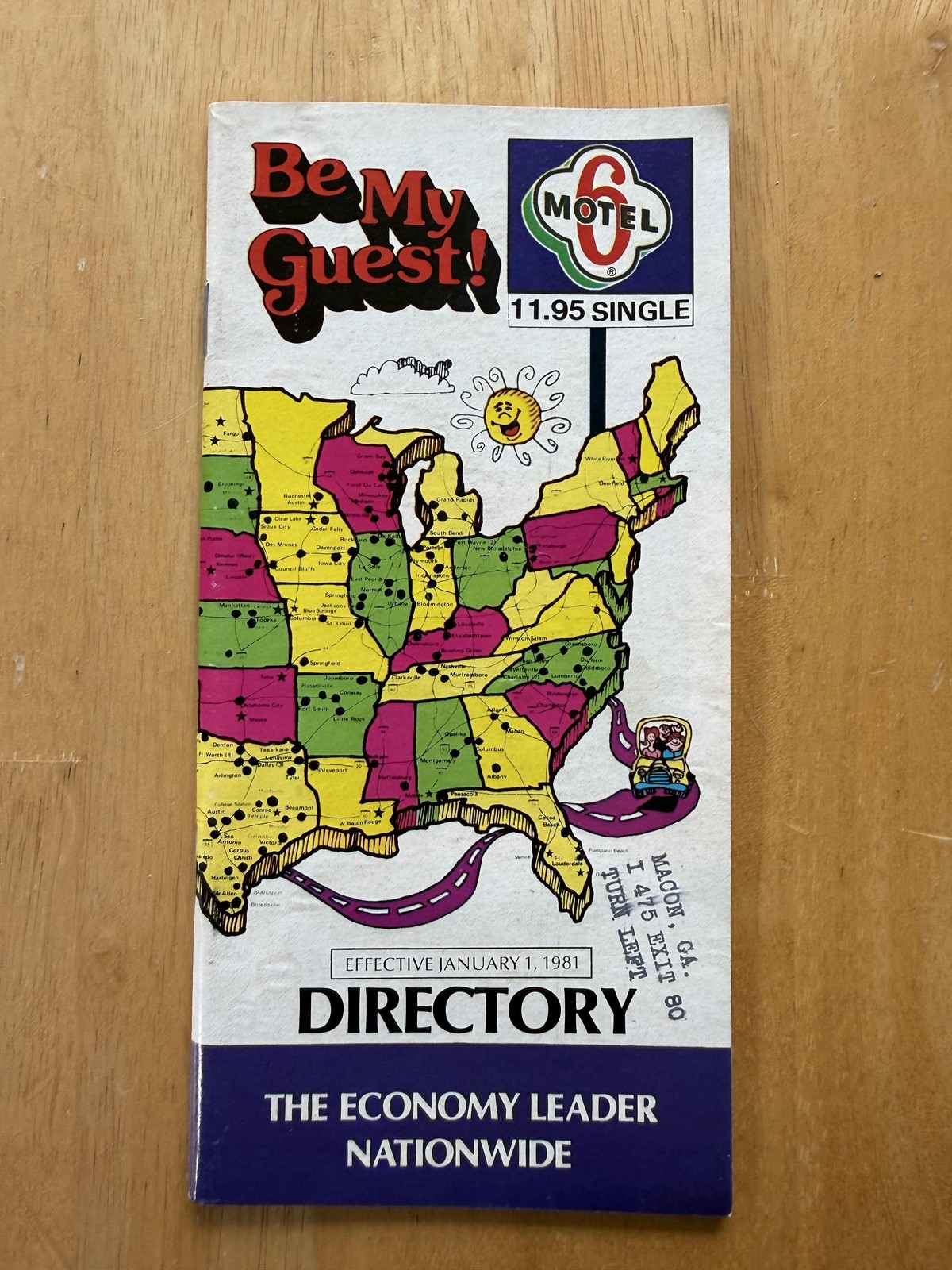 Vintage 1981 Motel 6 Directory Travel Guide Map Brochure Economy Hotel Rates USA Vintage 1981 Motel 6 Directory Travel Guide Map Brochure Economy Hotel Rates USA