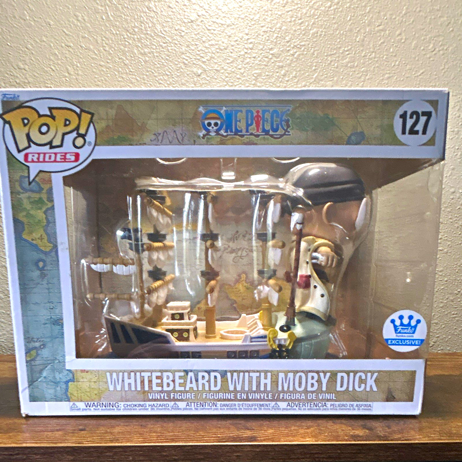 Funko Pop Rides One Piece Whitebeard with Moby Dick Vinyl Figure #127 Exclusive Funko Pop Rides One Piece Whitebeard with Moby Dick Vinyl Figure #127 Exclusive