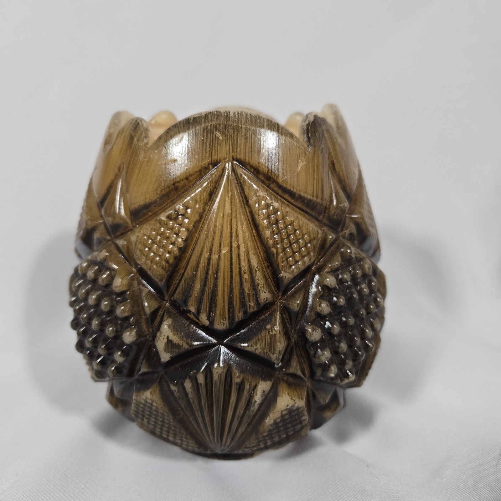 Vintage 1970s Pineapple Sculptural Wax Candle 6" Unused Tropical Tiki Decor Vintage 1970s Pineapple Sculptural Wax Candle 6" Unused Tropical Tiki Decor