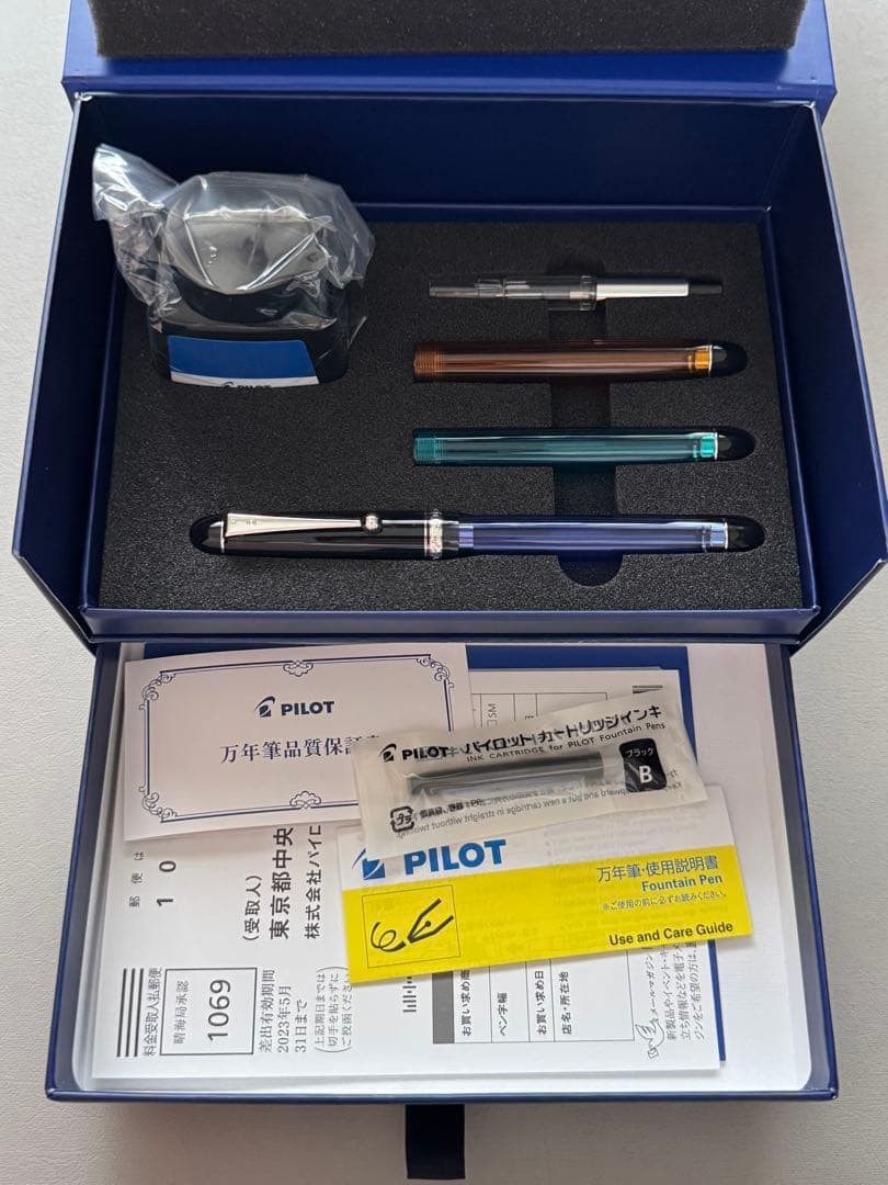 Mint PILOT Custom 74 30th Anniversary Limited 14K S Signature Nib Fountain Pen Mint PILOT Custom 74 30th Anniversary Limited 14K S Signature Nib Fountain Pen