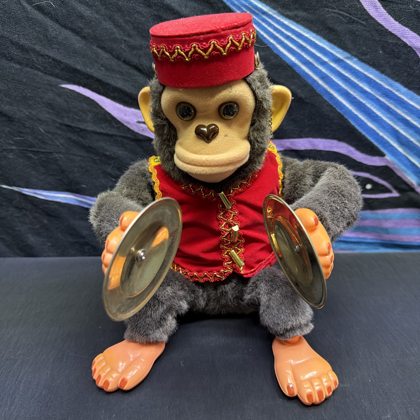 Vintage 1999 Mister Monkey-Musical Cymbal Clapping-Charm Company-Works USA Vintage 1999 Mister Monkey-Musical Cymbal Clapping-Charm Company-Works USA