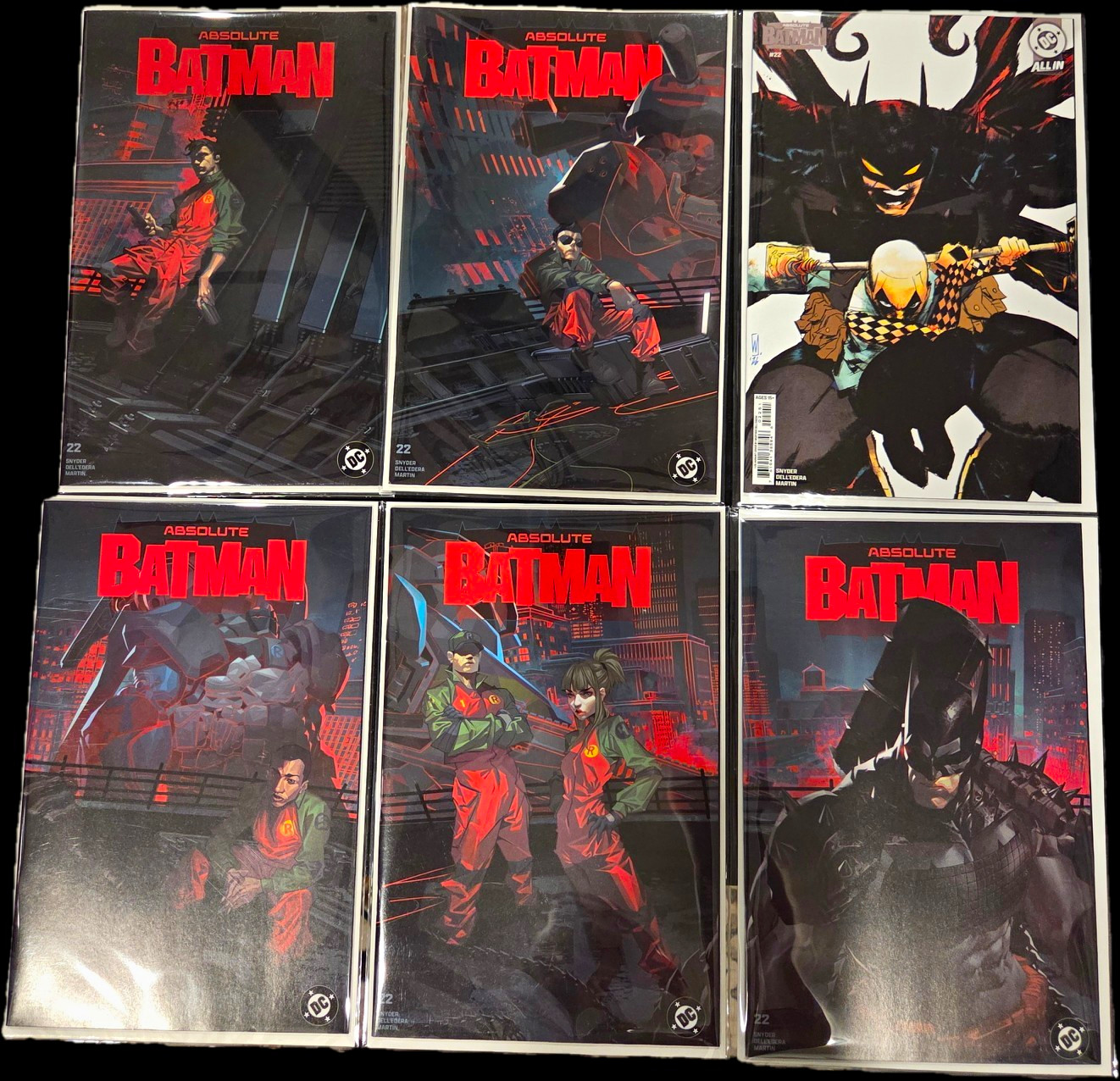 DC Absolute Batman #22 x5- Kael Ngu-PSA - SDCC 2026 Exclusive Ratio 1:25-6 Books