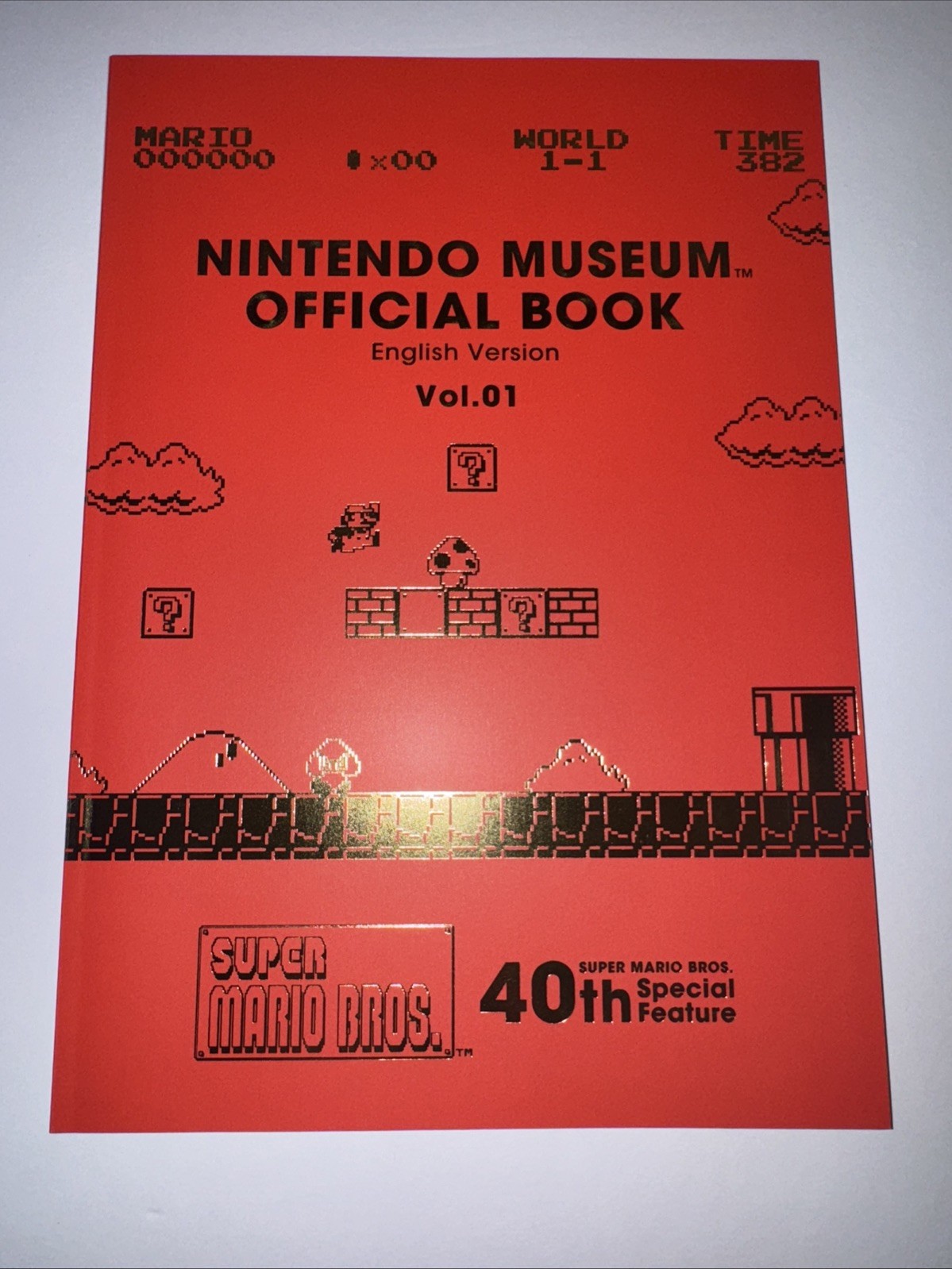 Nintendo Museum Official Book Vol.1 English Edition 40th Super Mario Bros