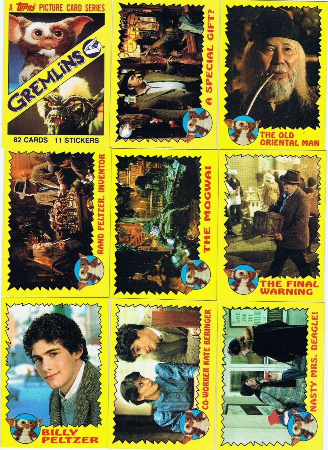 Gremlins 1 Singles. Check List. $1 each + Discounts Gremlins 1 Singles. Check List. $1 each + Discounts
