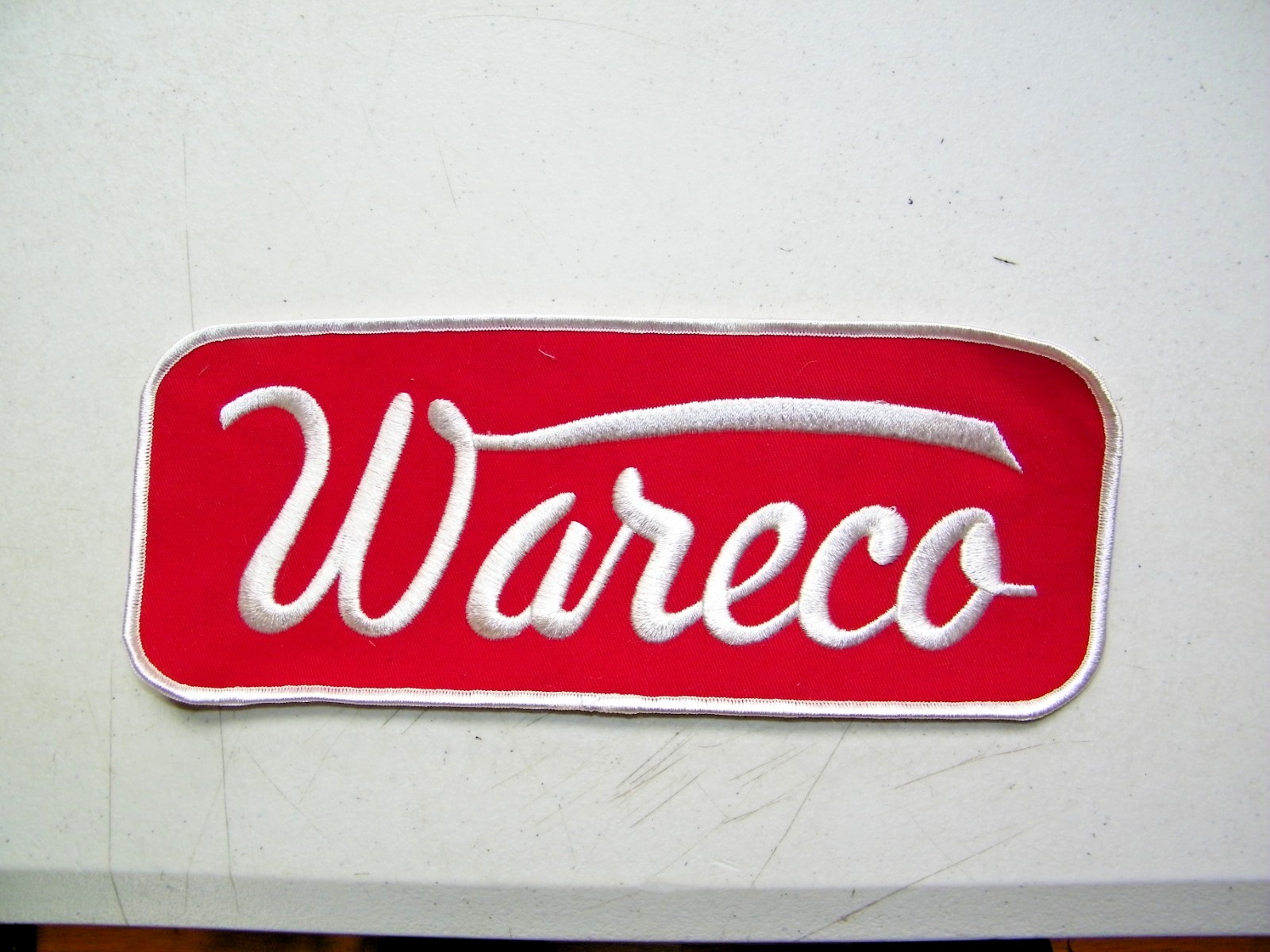 Vintage Wareco Gas Station Uniform Jacket Back 10" Original Patch Vintage Wareco Gas Station Uniform Jacket Back 10" Original Patch