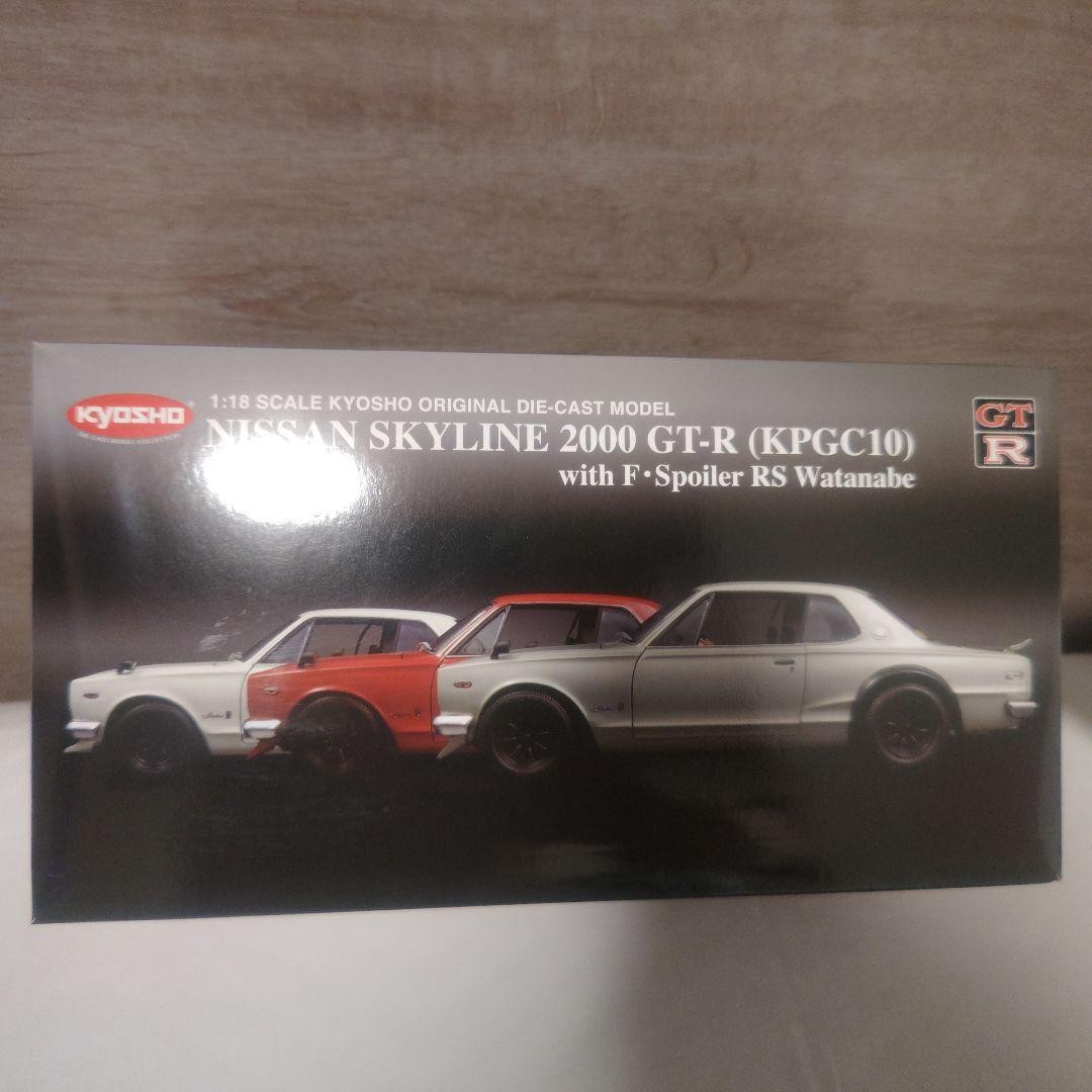 Kyosho 1/18 Nissan Skyline GT-R KPGC10 Hakosuka RS F Spoiler Silver Kyosho 1/18 Nissan Skyline GT-R KPGC10 Hakosuka RS F Spoiler Silver