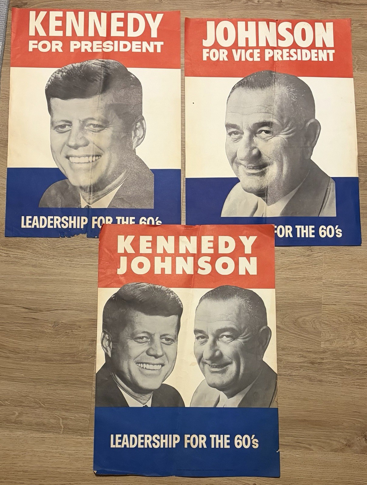 Kennedy And Johnson Leadership For The 60s Posters Kennedy And Johnson Leadership For The 60s Posters