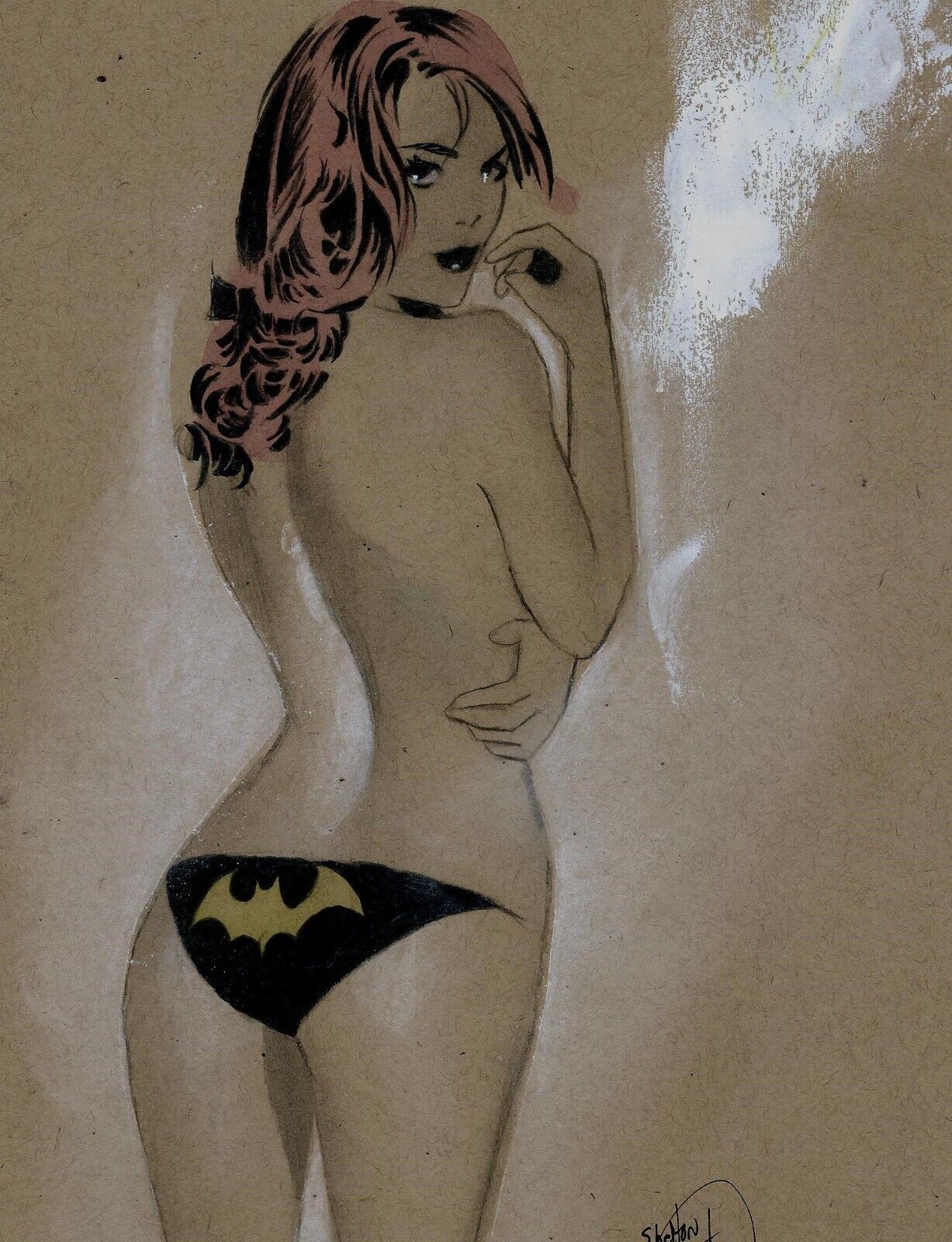 Batgirl: Original Art by Shelton Bryant