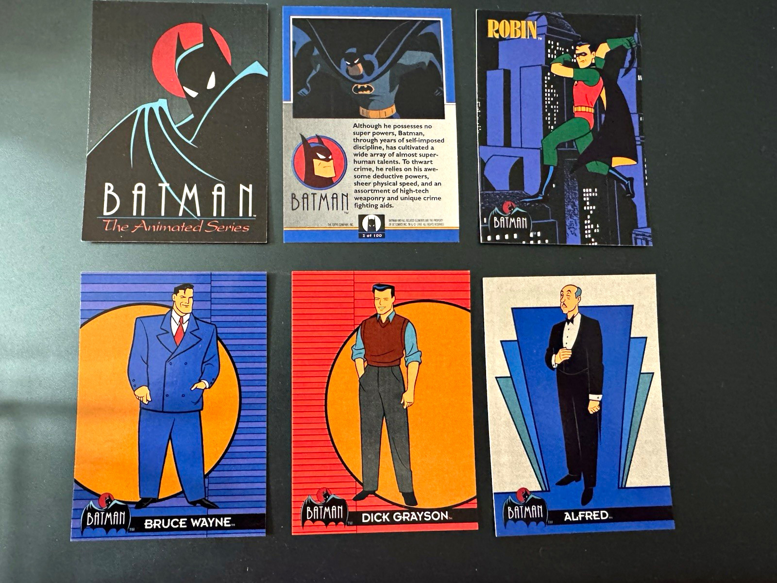 1993 Topps Batman The Animated Series Complete 100 Card Base Set 1993 Topps Batman The Animated Series Complete 100 Card Base Set