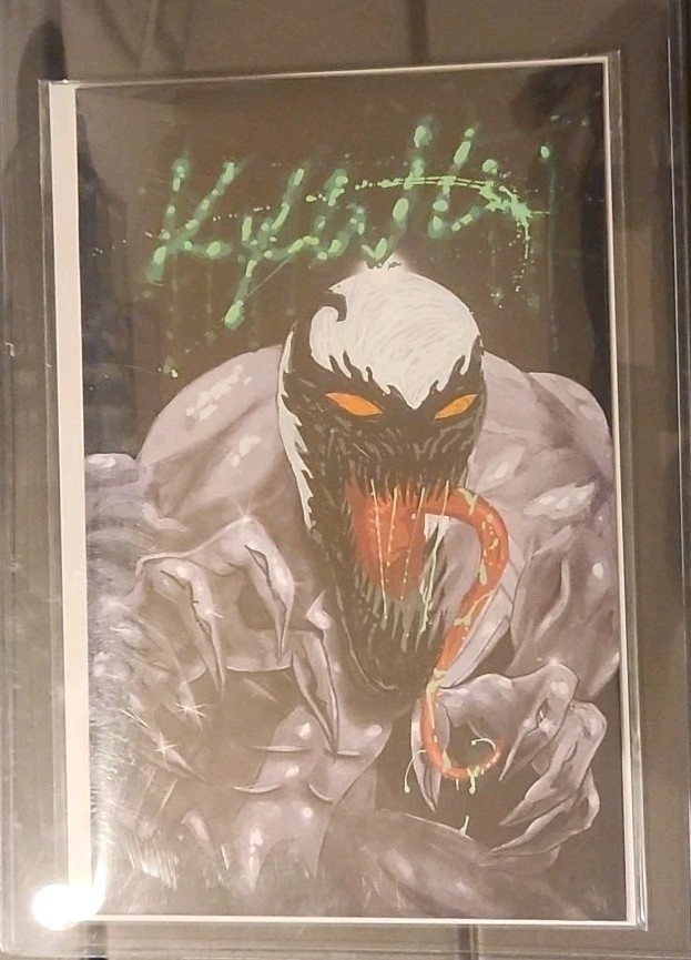 Venom Lethal Protector Kyle Willis Comic W/ Remark And Special Sig 1/1 Venom Lethal Protector Kyle Willis Comic W/ Remark And Special Sig 1/1