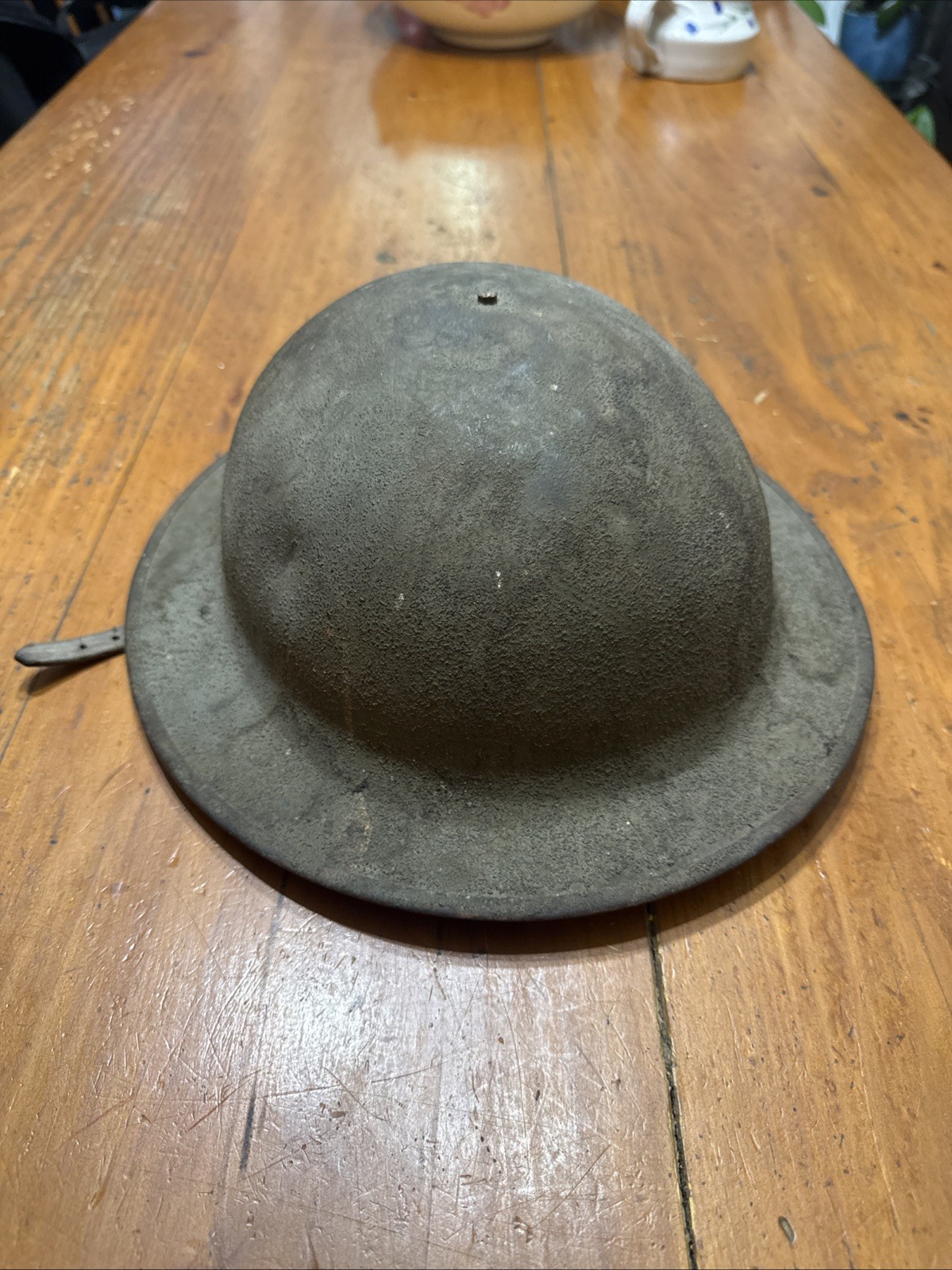 WWI U.S. M1917 Doughboy Steel Helmet KD Heat Stamp Original Shell No Liner WWI U.S. M1917 Doughboy Steel Helmet KD Heat Stamp Original Shell No Liner