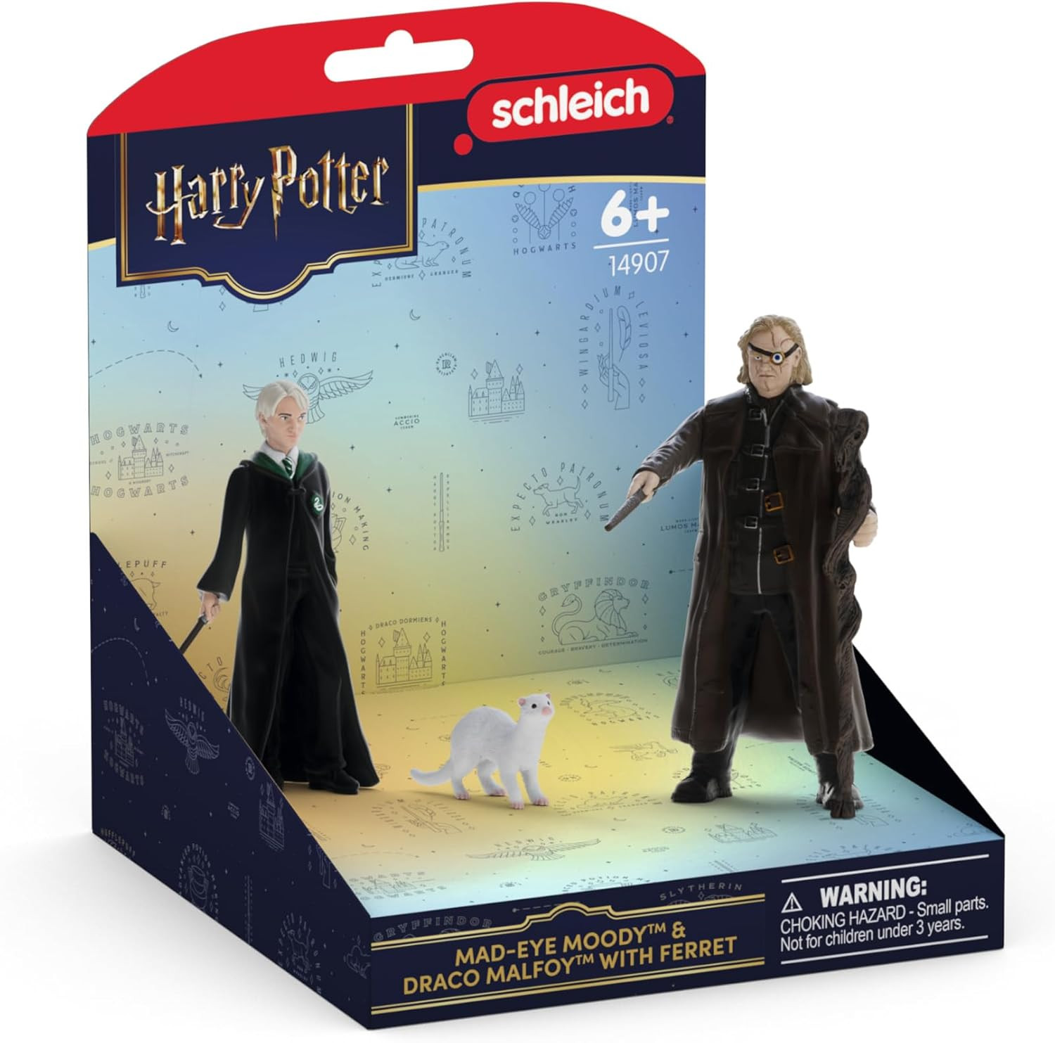 Schleich Harry Potter - Mad-Eye Moody, Draco Malfoy and Ferret Figurines - Colle Schleich Harry Potter - Mad-Eye Moody, Draco Malfoy and Ferret Figurines - Colle